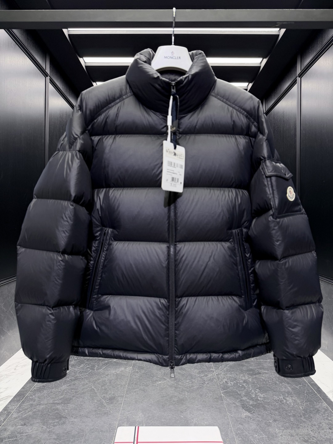 Moncler Male Down Jacket Goose Down Black S-m-l