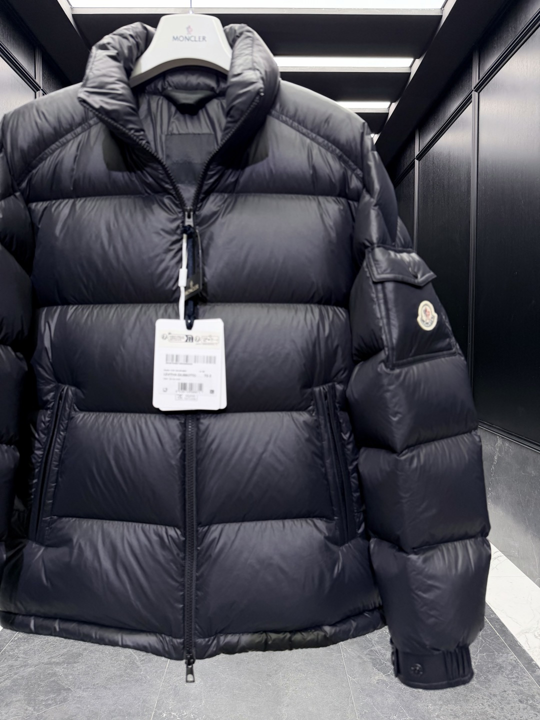 Moncler Male Down Jacket Goose Down Black S-m-l