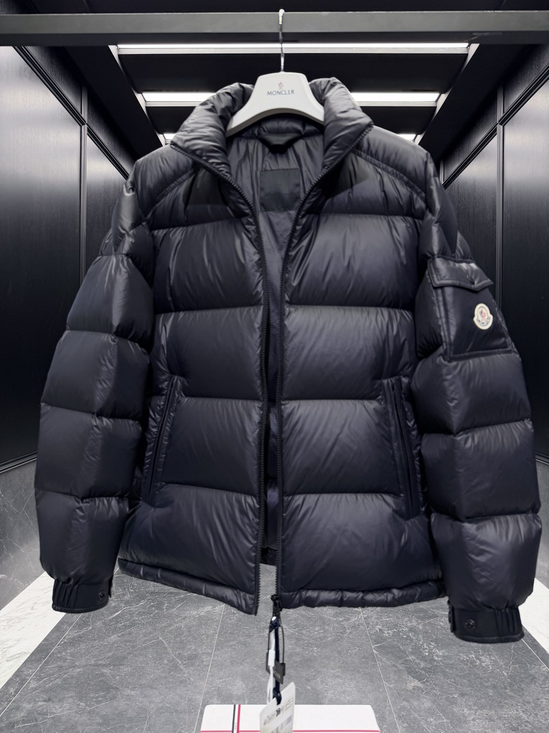 Moncler Male Down Jacket Goose Down Black S-m-l