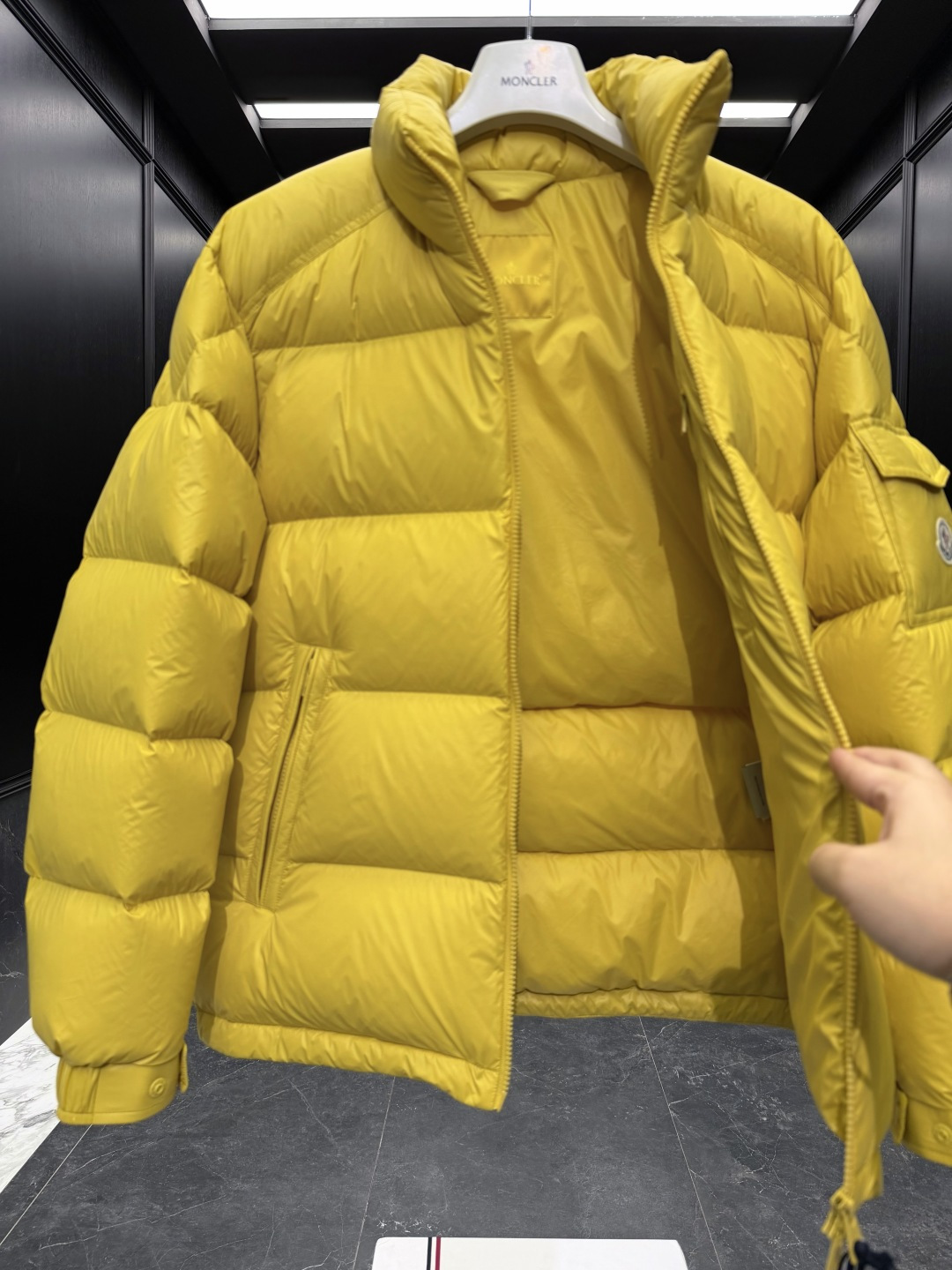 Moncler Male Down Jacket Goose Down Black S-m-l