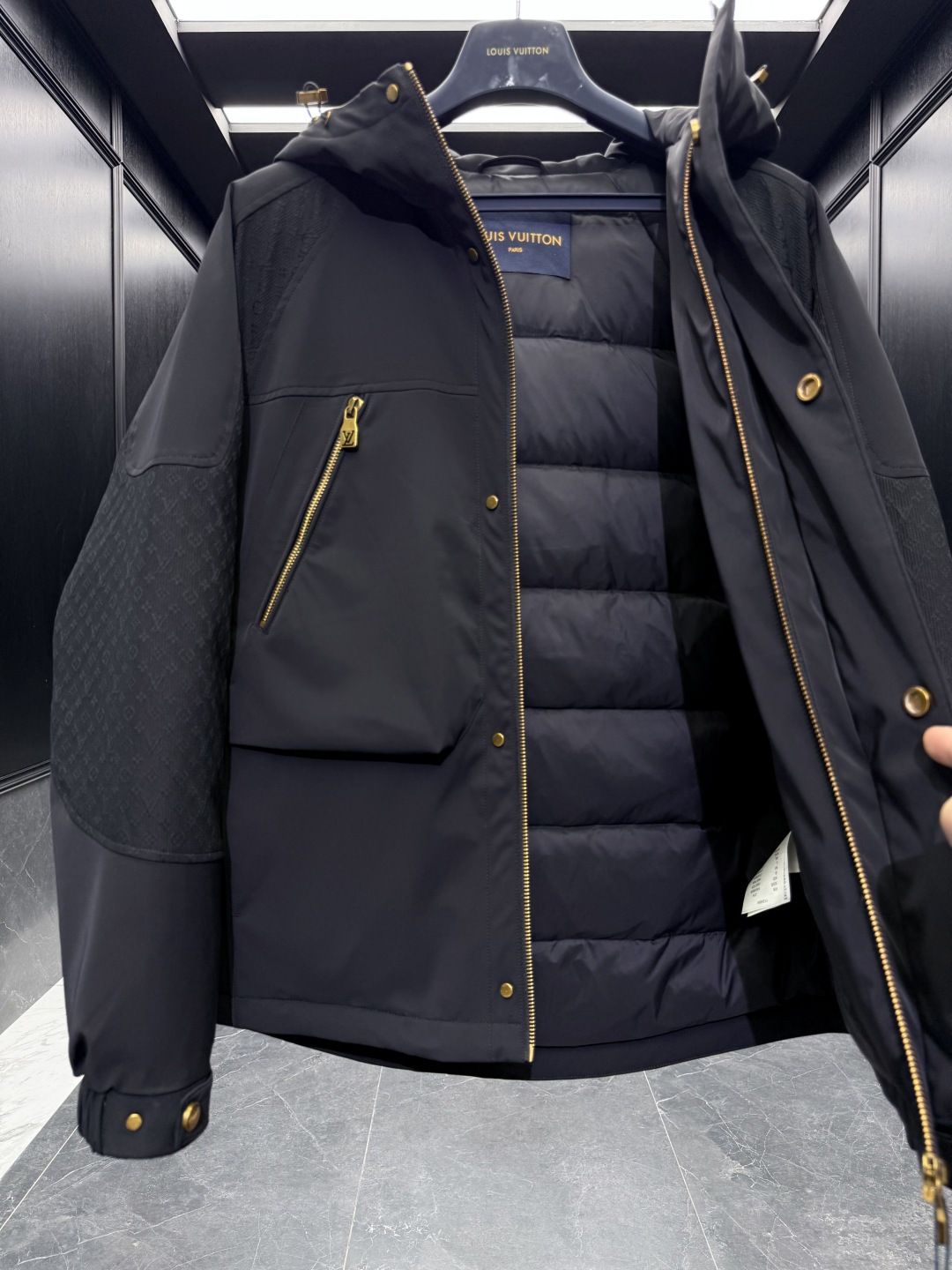 Louis Vuitton Down Jacket Goose Down Hooded S-m-l-xl