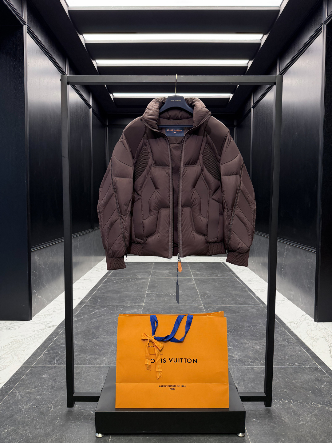 Louis Vuitton Male Down Jacket Goose Down Black S-l