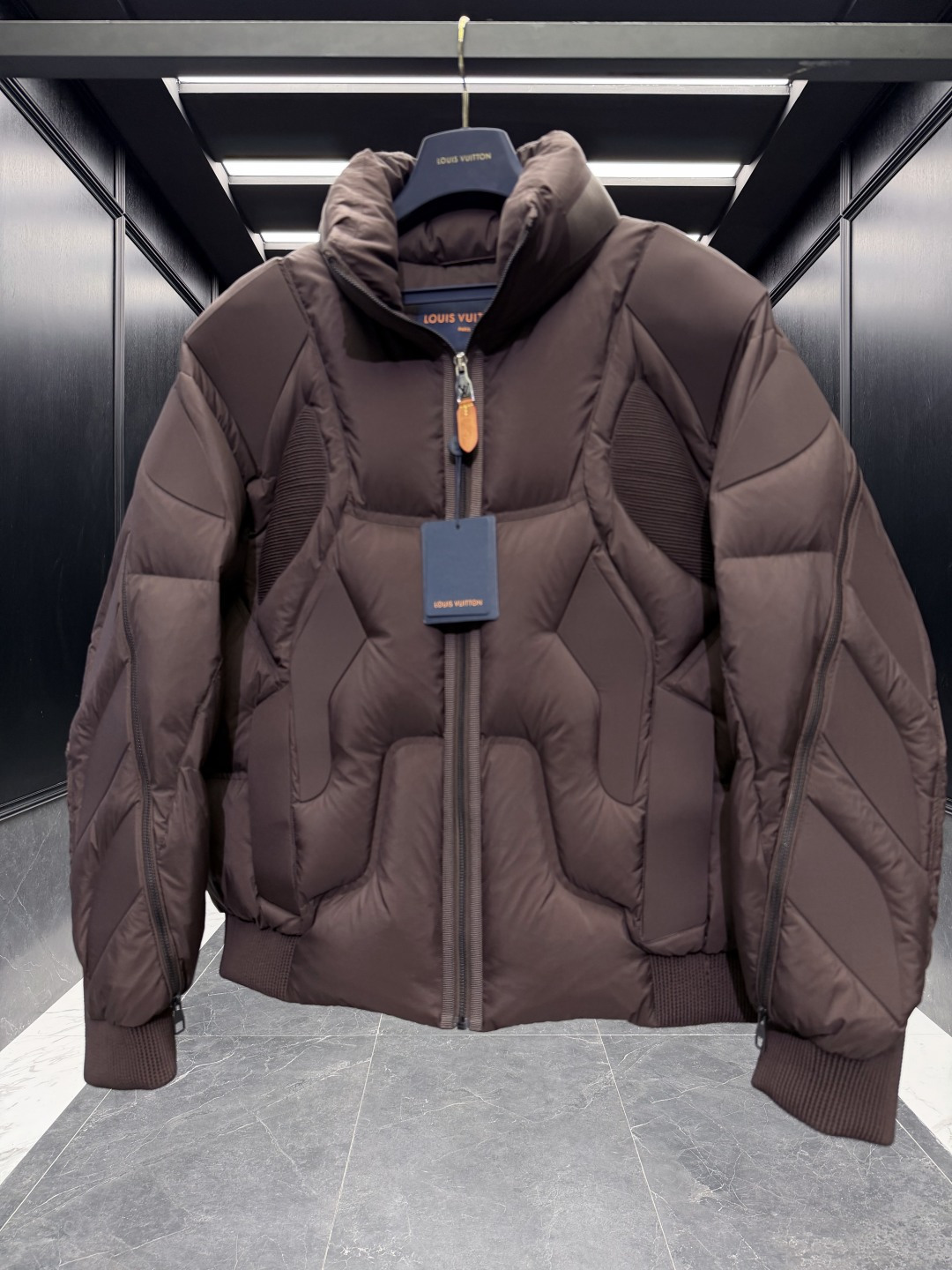 Louis Vuitton Male Down Jacket Goose Down Black S-l