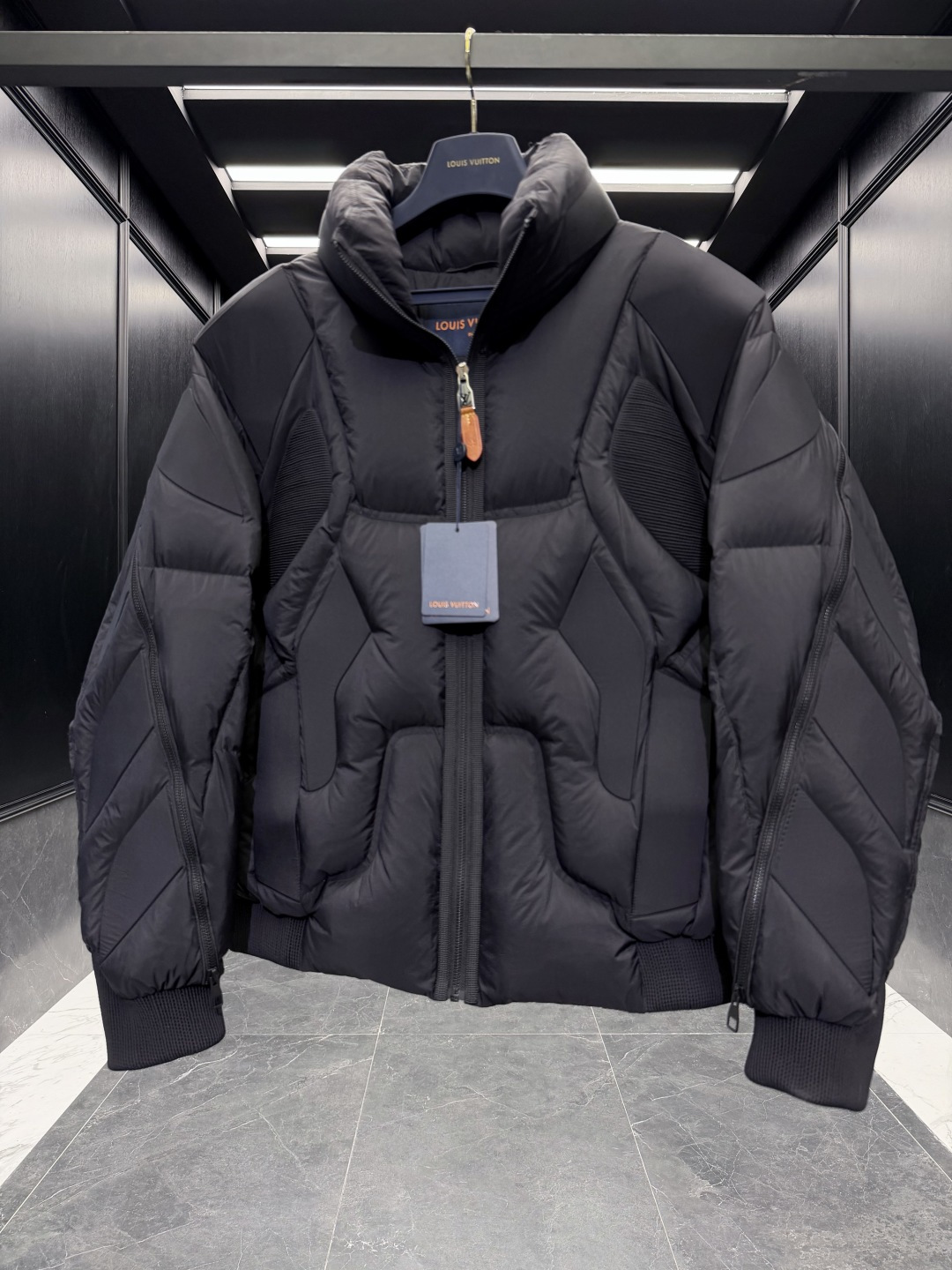 Louis Vuitton Male Down Jacket Goose Down Black S-l