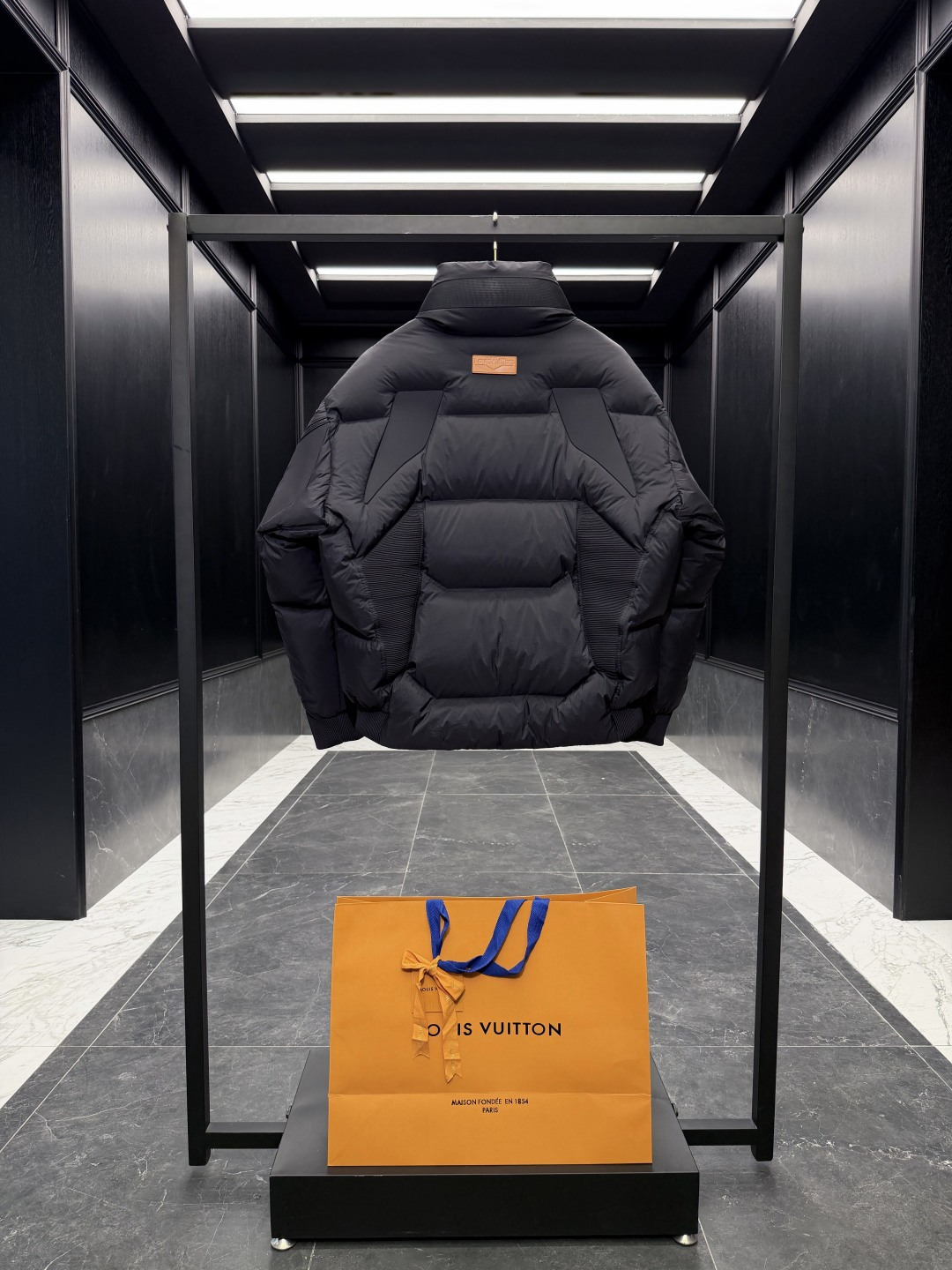 Louis Vuitton Male Down Jacket Goose Down Black S-l