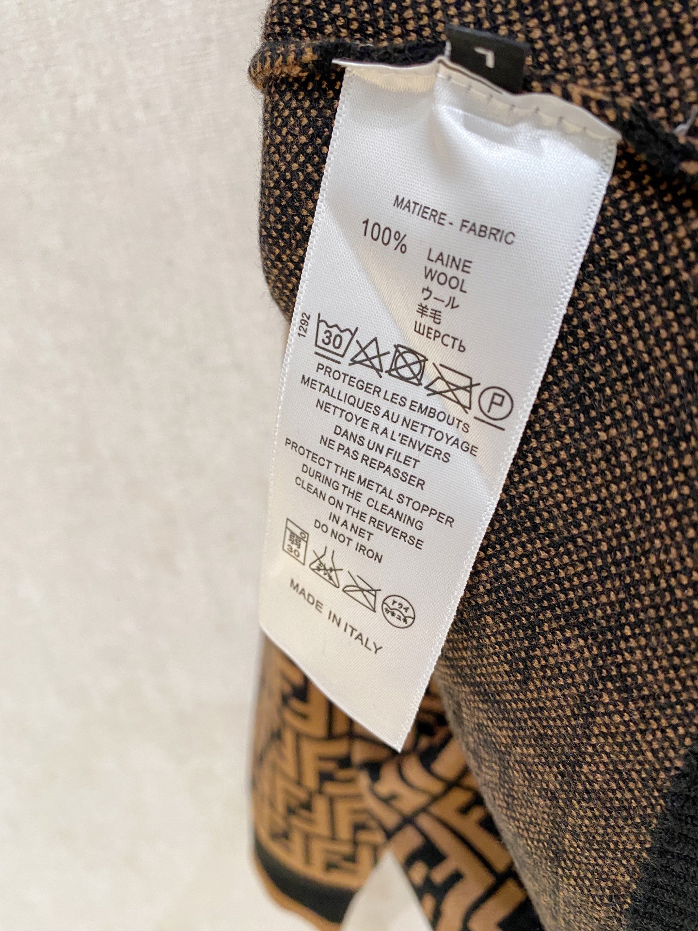 Fendi Male Basic Clothing Wool M-xxxl