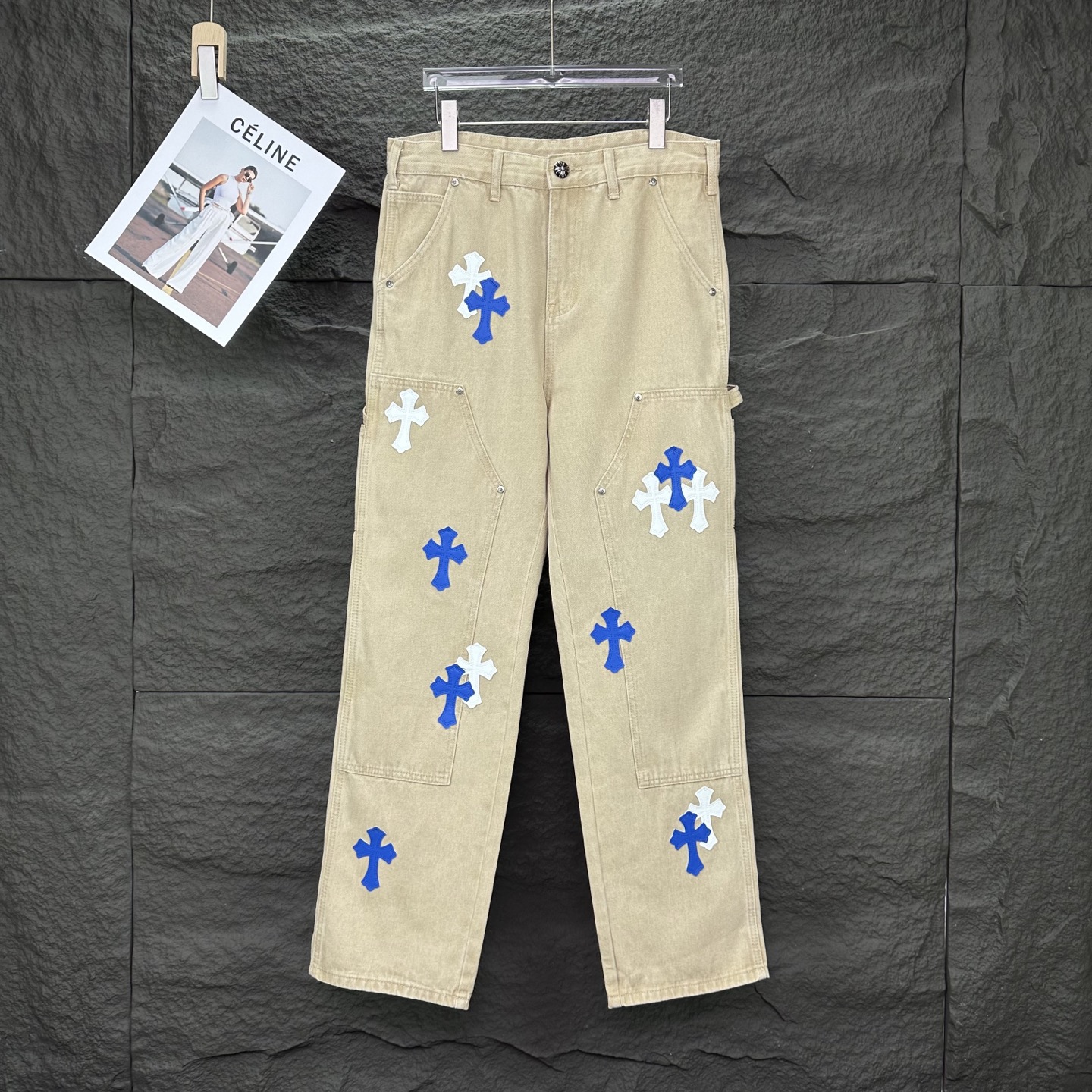 Chrome Hearts Couple Jeans Loose Fit