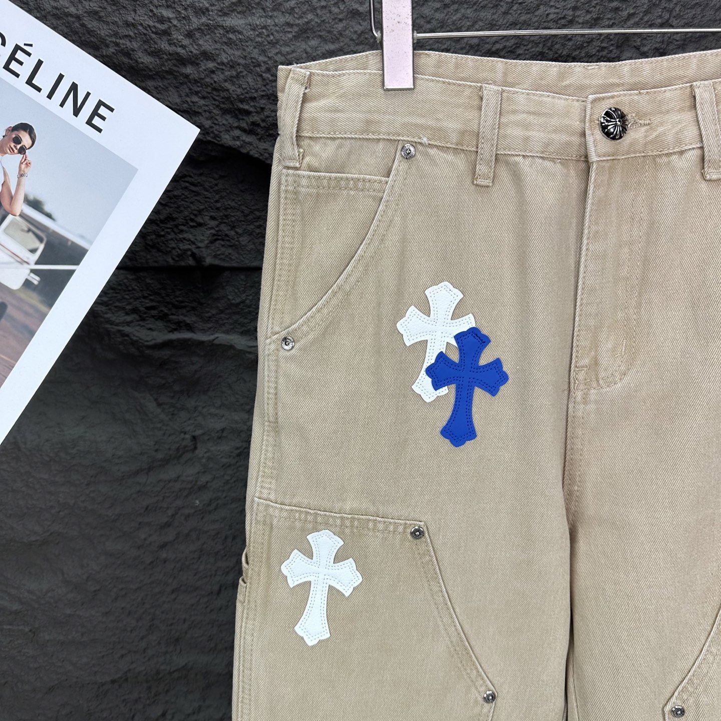 Chrome Hearts Couple Jeans Loose Fit