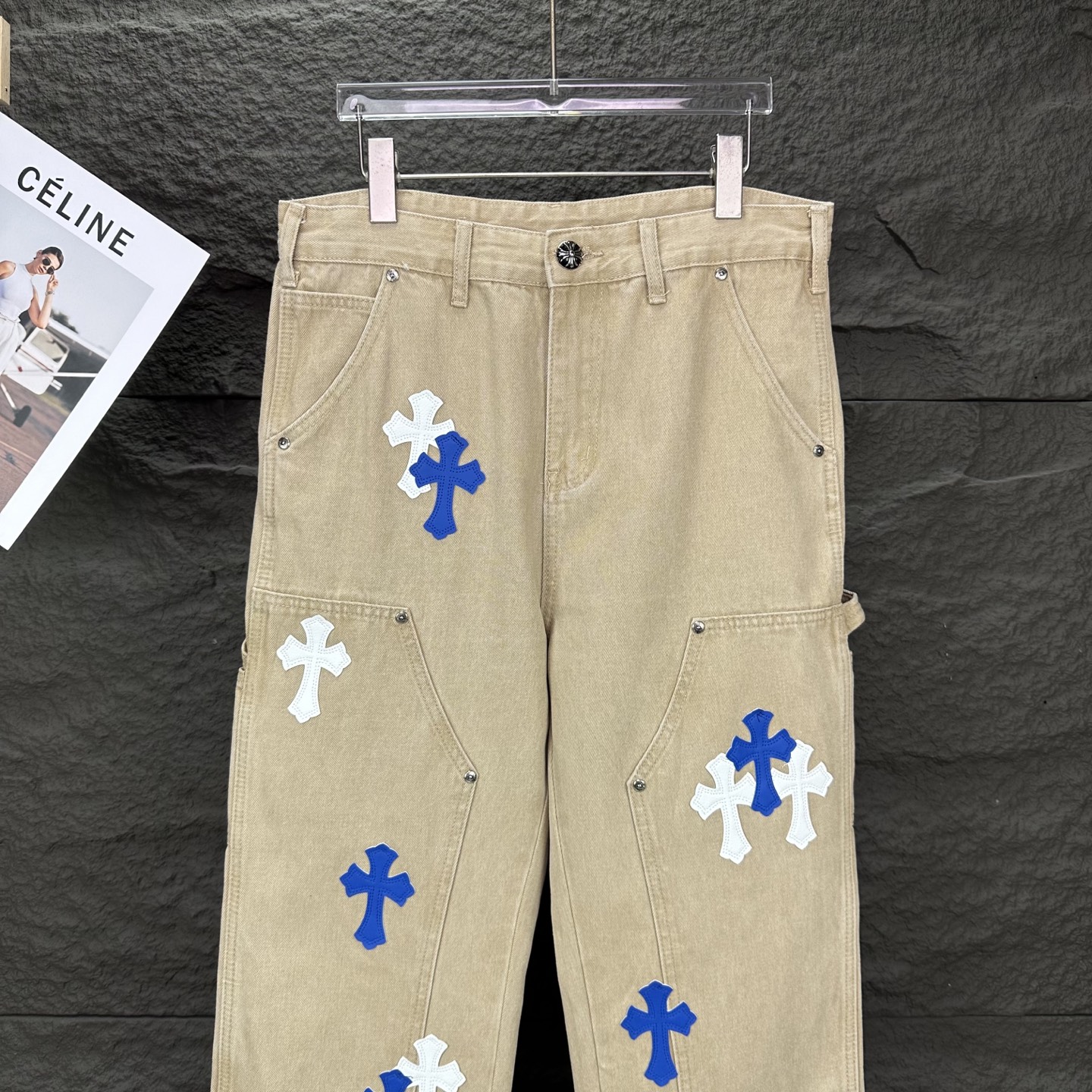 Chrome Hearts Couple Jeans Loose Fit
