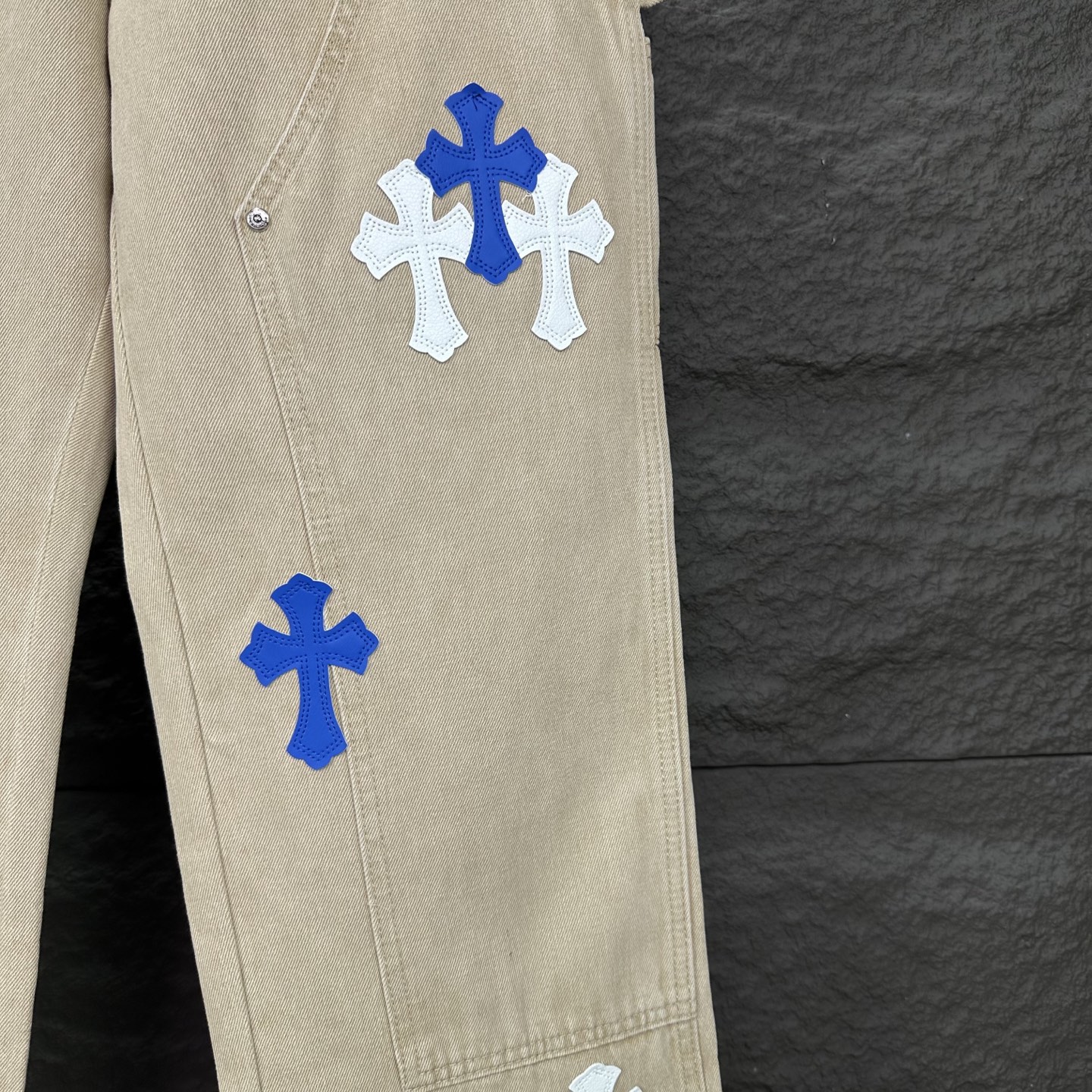 Chrome Hearts Couple Jeans Loose Fit