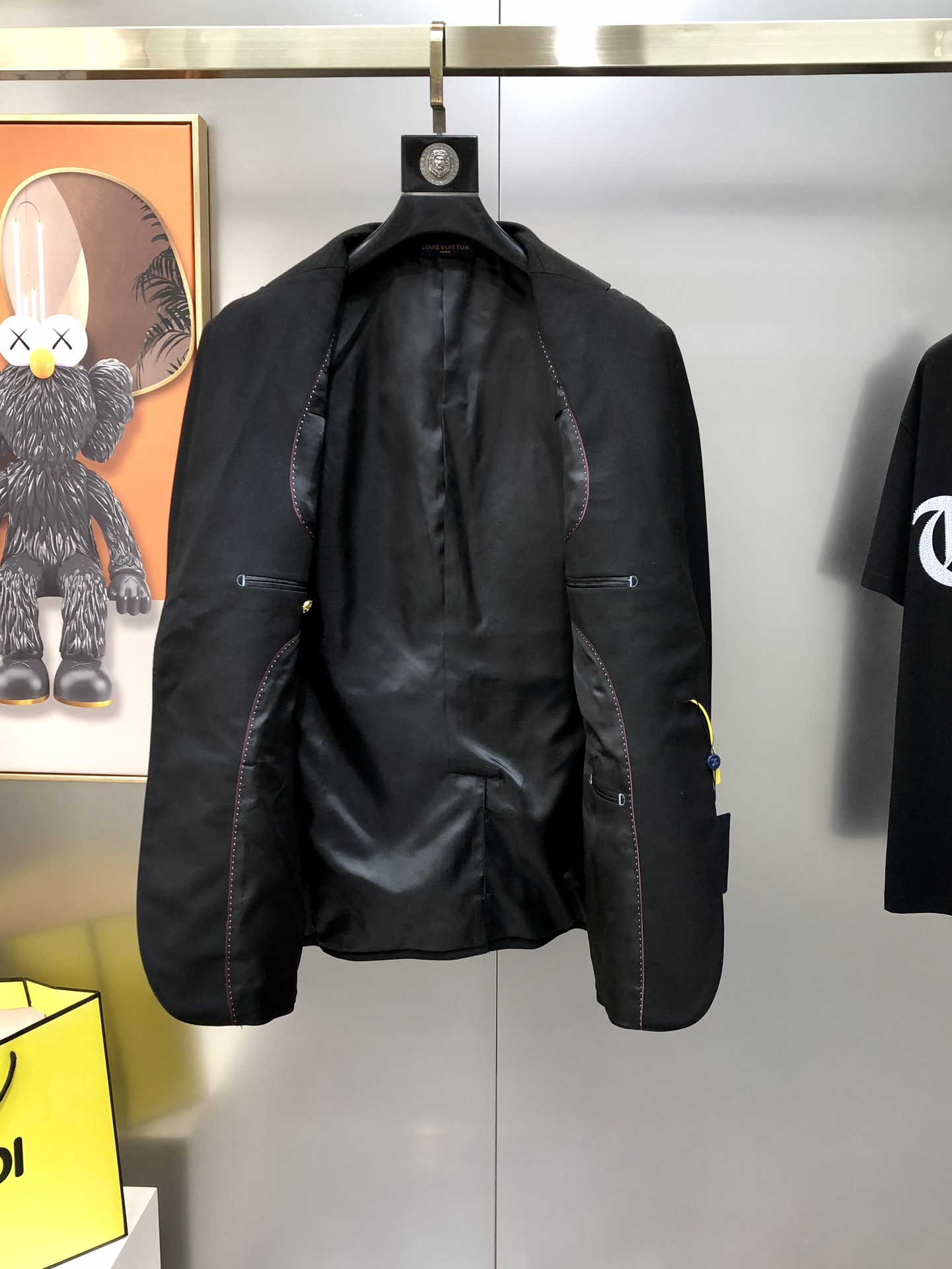 Louis Vuitton Male Basic Clothing Polyester Black S-l-xl