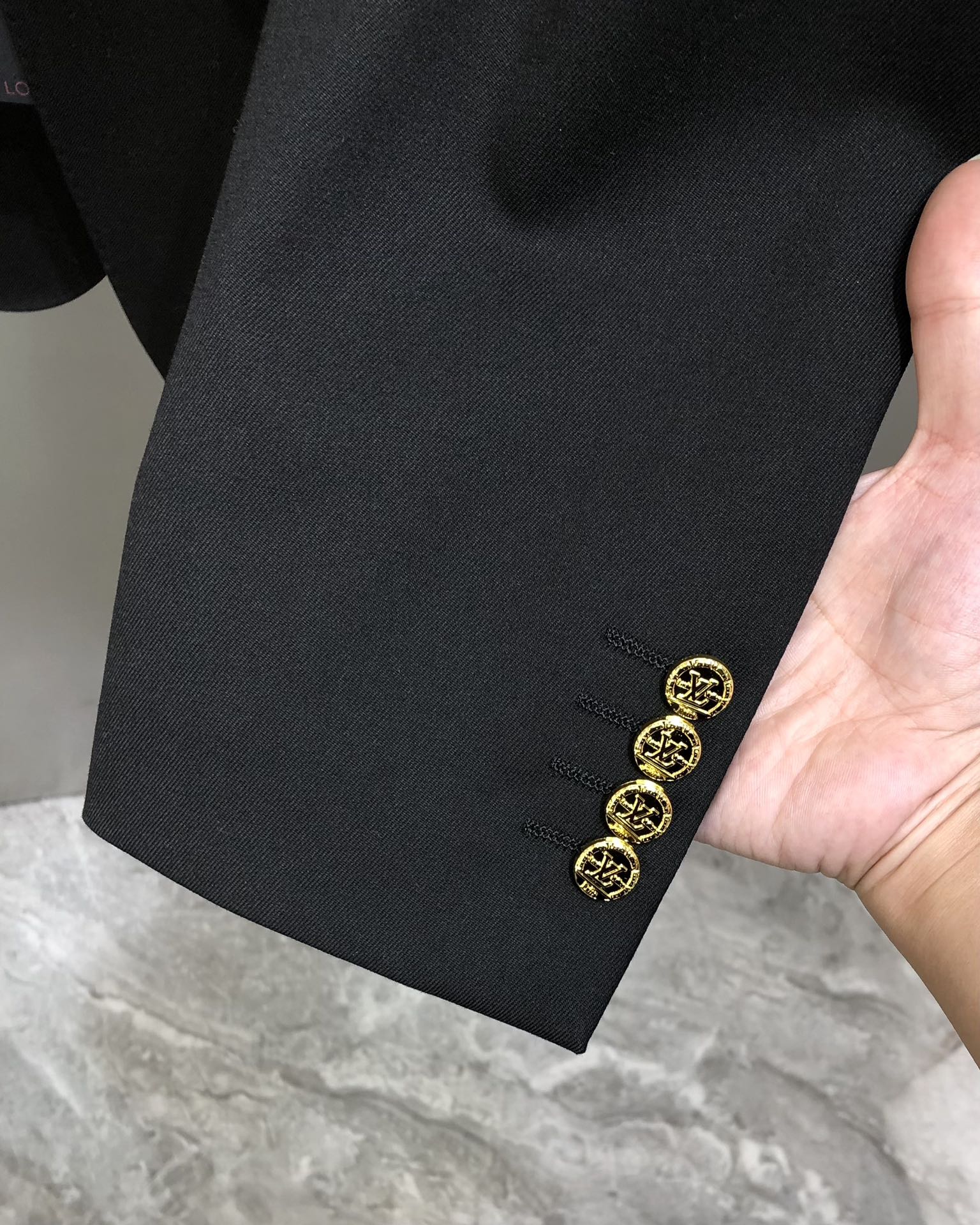 Louis Vuitton Male Basic Clothing Polyester Black S-l-xl