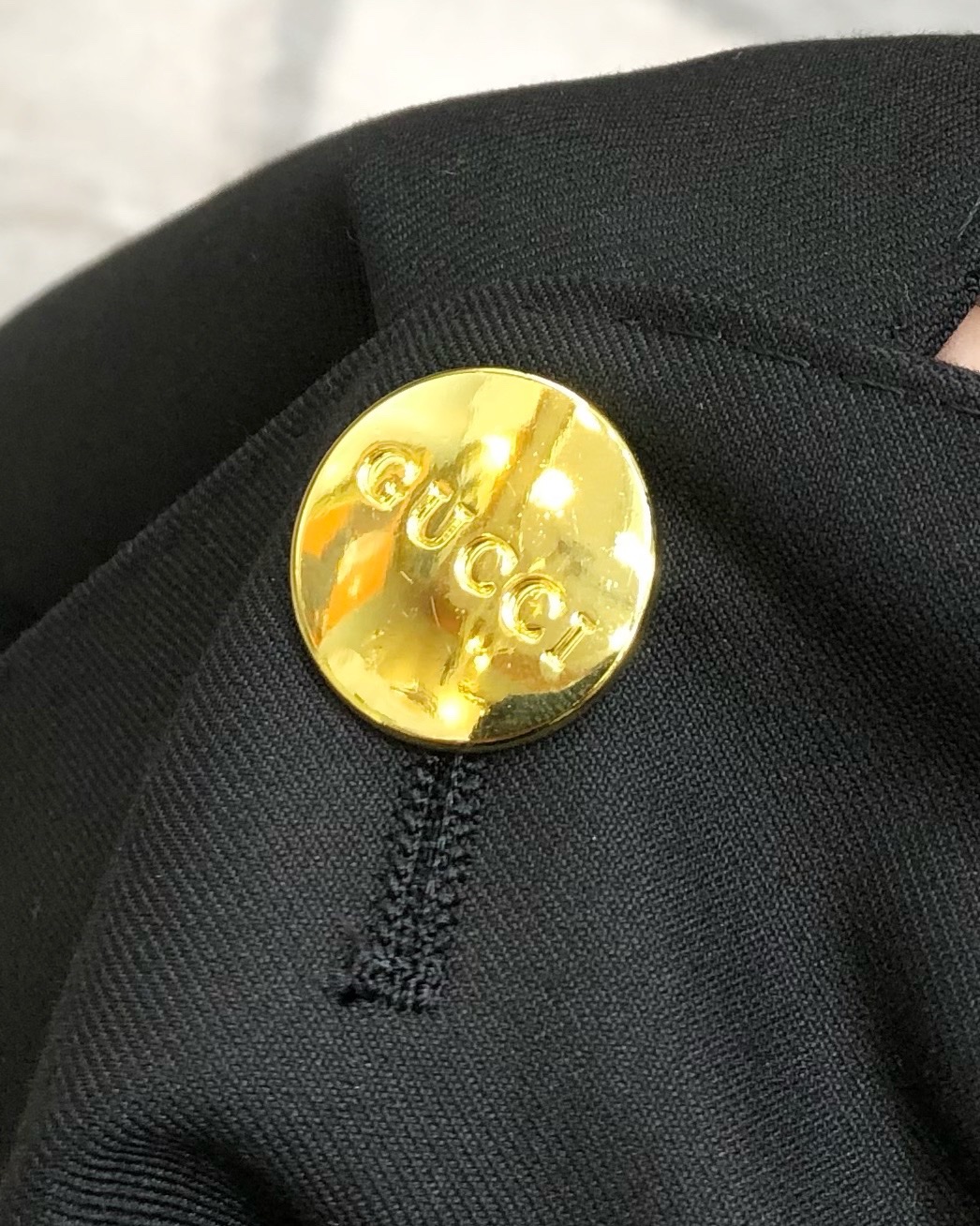 Gucci Male Basic Clothing Polyester Black S-xl