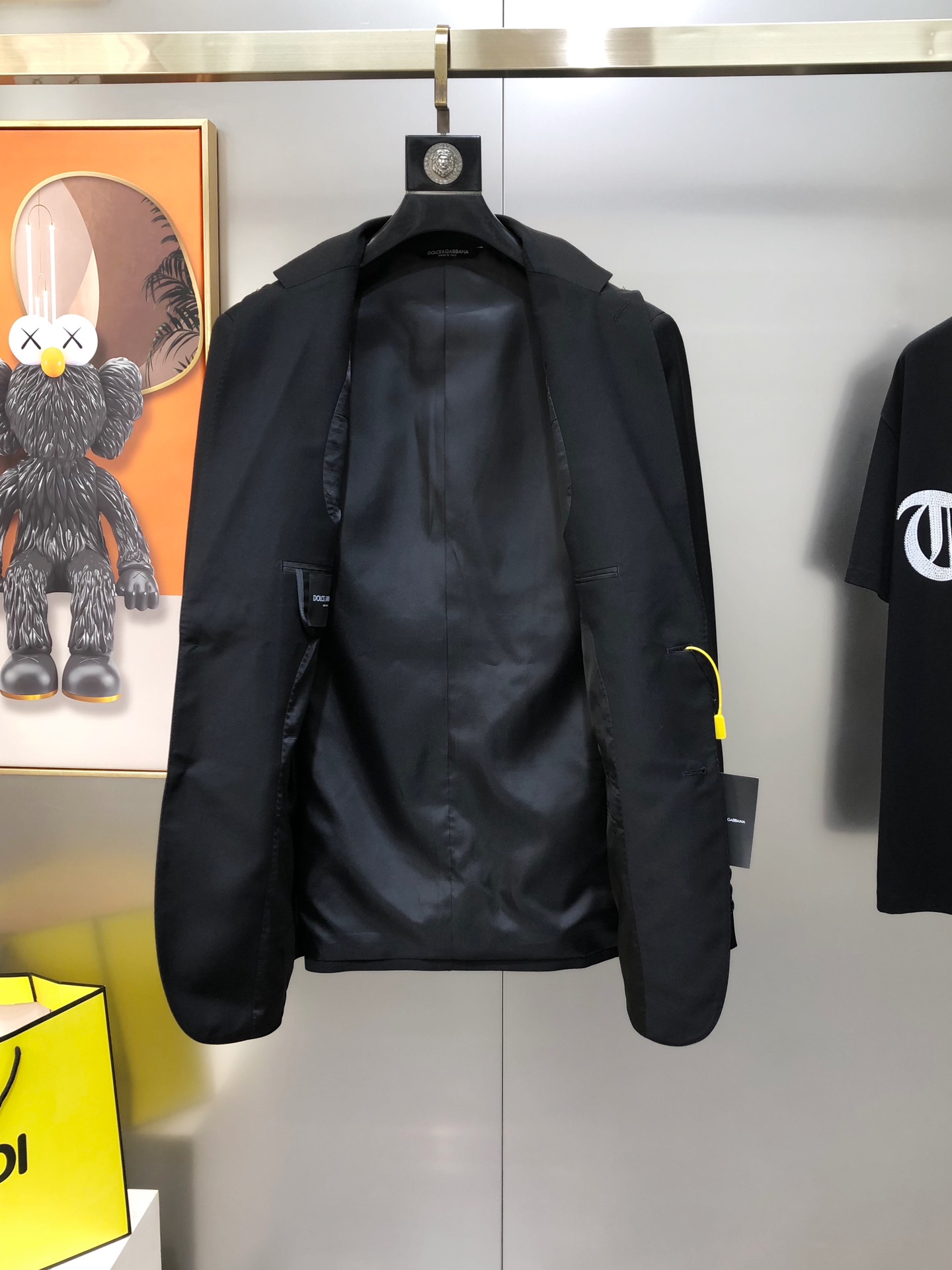 Dolcegabbana Male Basic Clothing Polyester Black S-l-xl