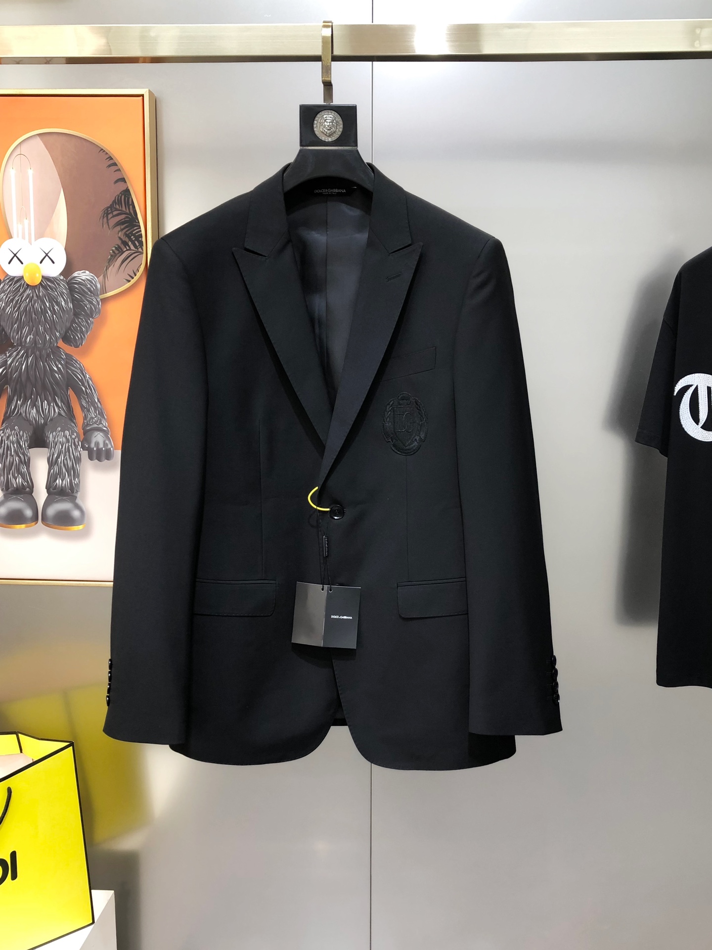 Dolcegabbana Male Basic Clothing Polyester Black S-l-xl