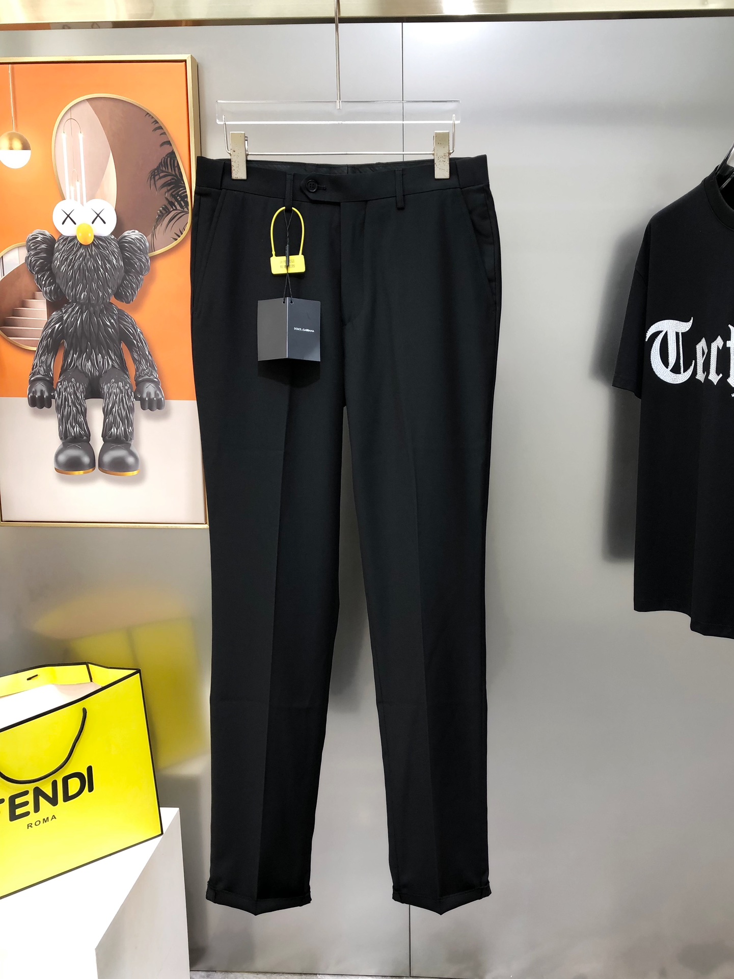 Dolcegabbana Male Basic Clothing Polyester Black S-l-xl