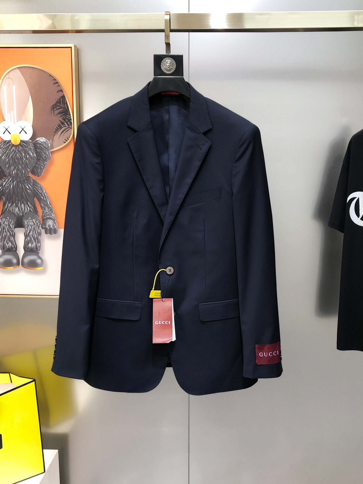 Gucci Male Basic Clothing Polyester Blue S-xl