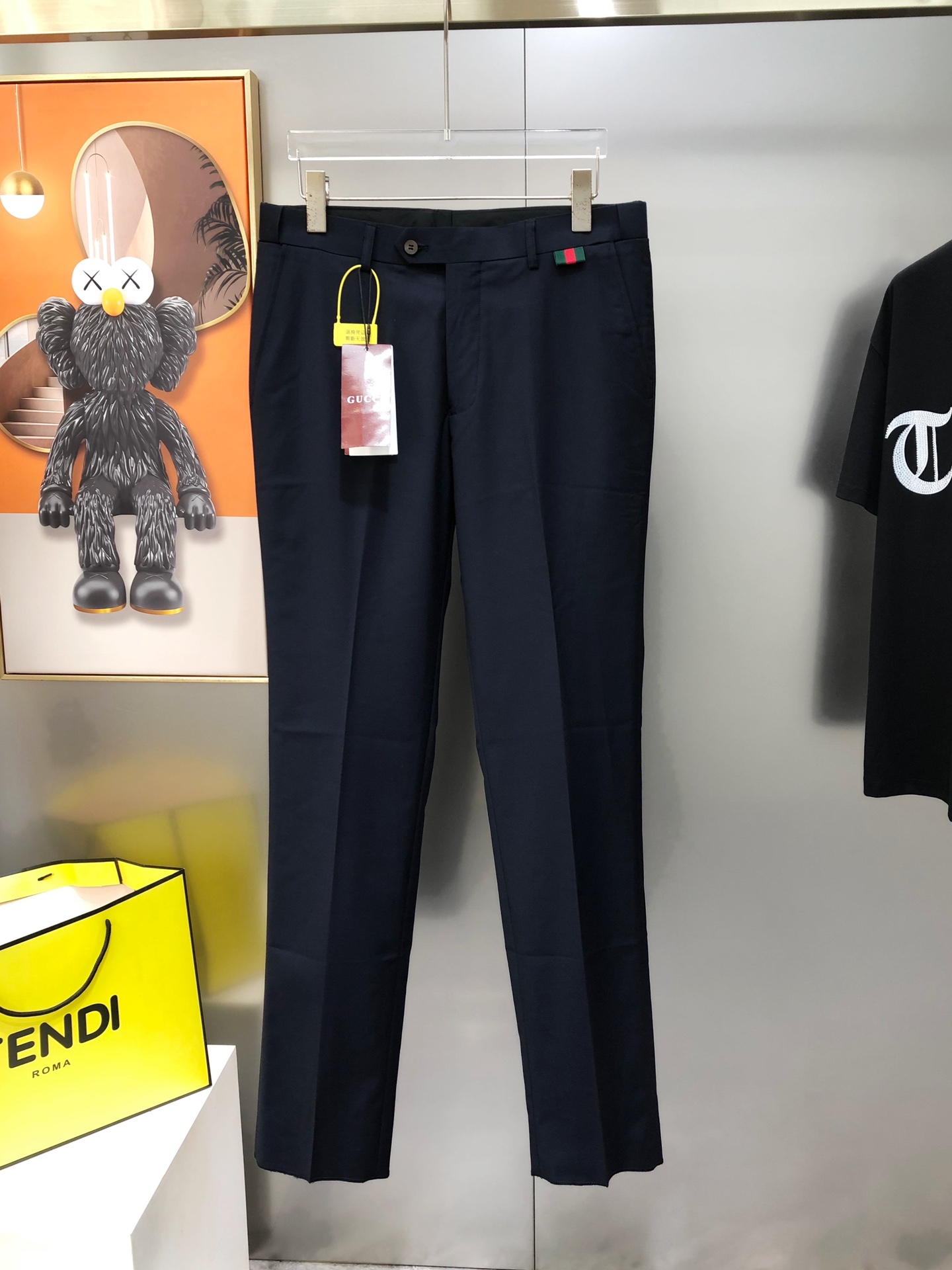 Gucci Male Basic Clothing Polyester Blue S-xl