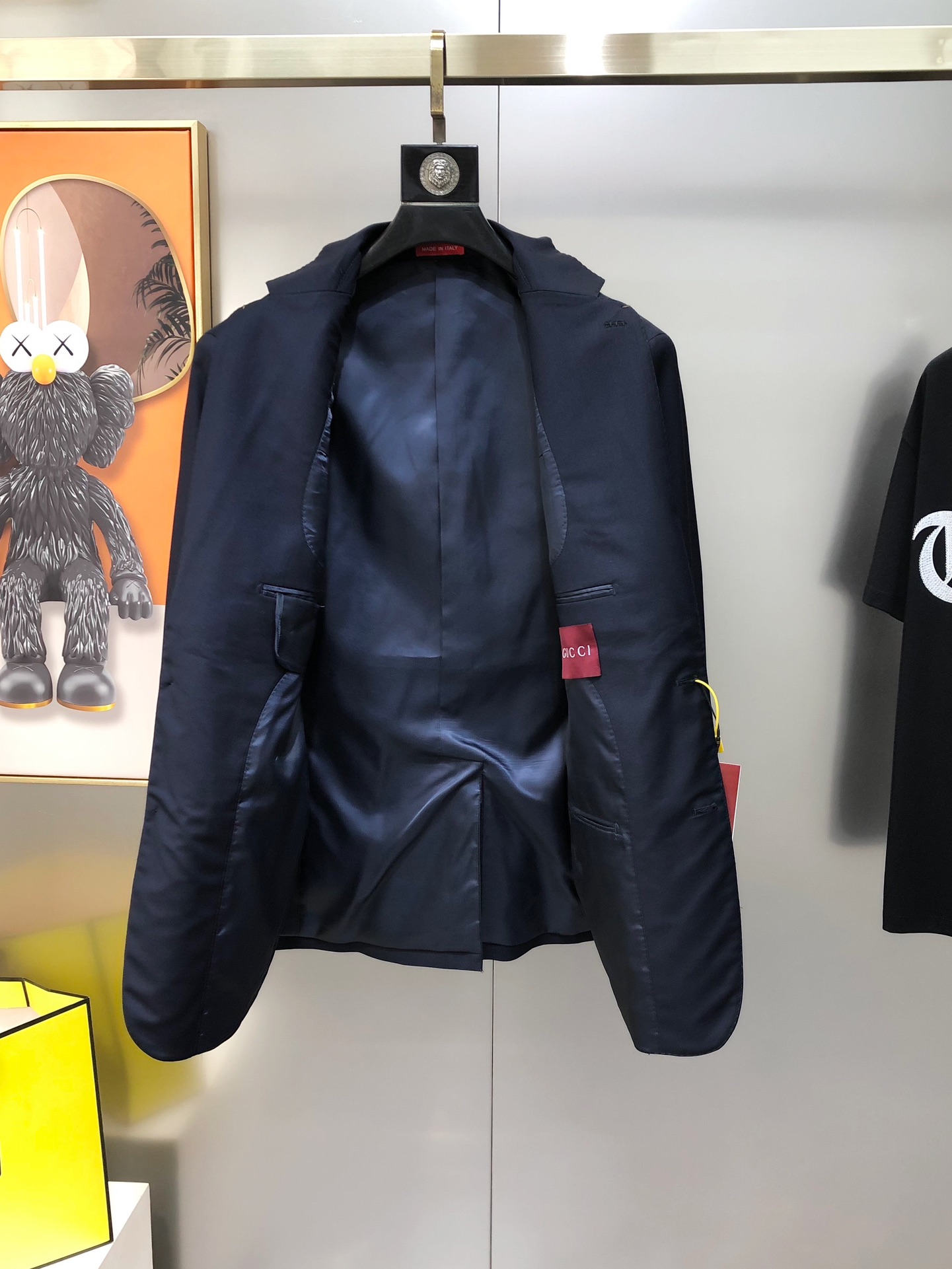 Gucci Male Basic Clothing Polyester Blue S-xl