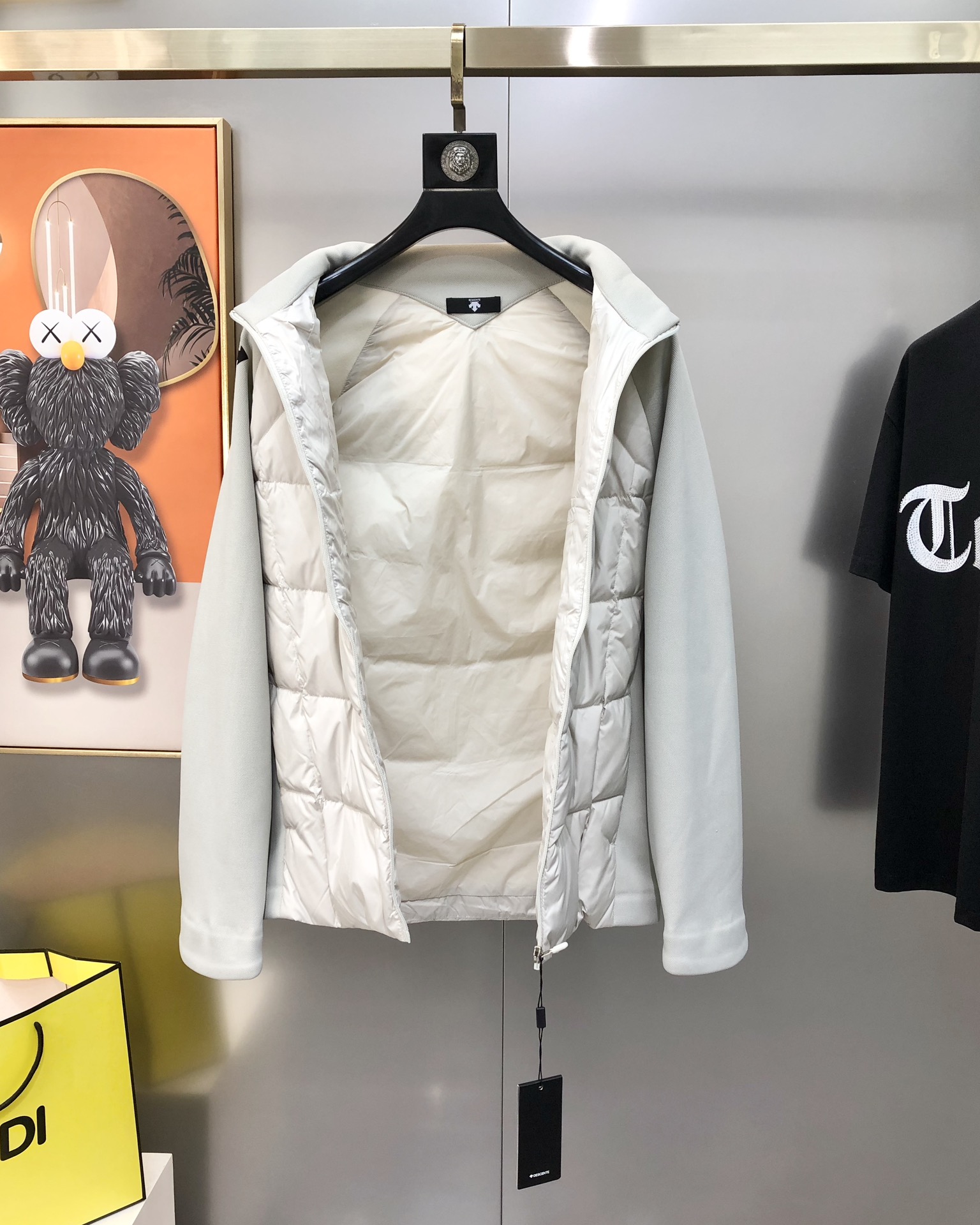 Descente Male Down Jacket Cotton Fleece Lined S-m-xl