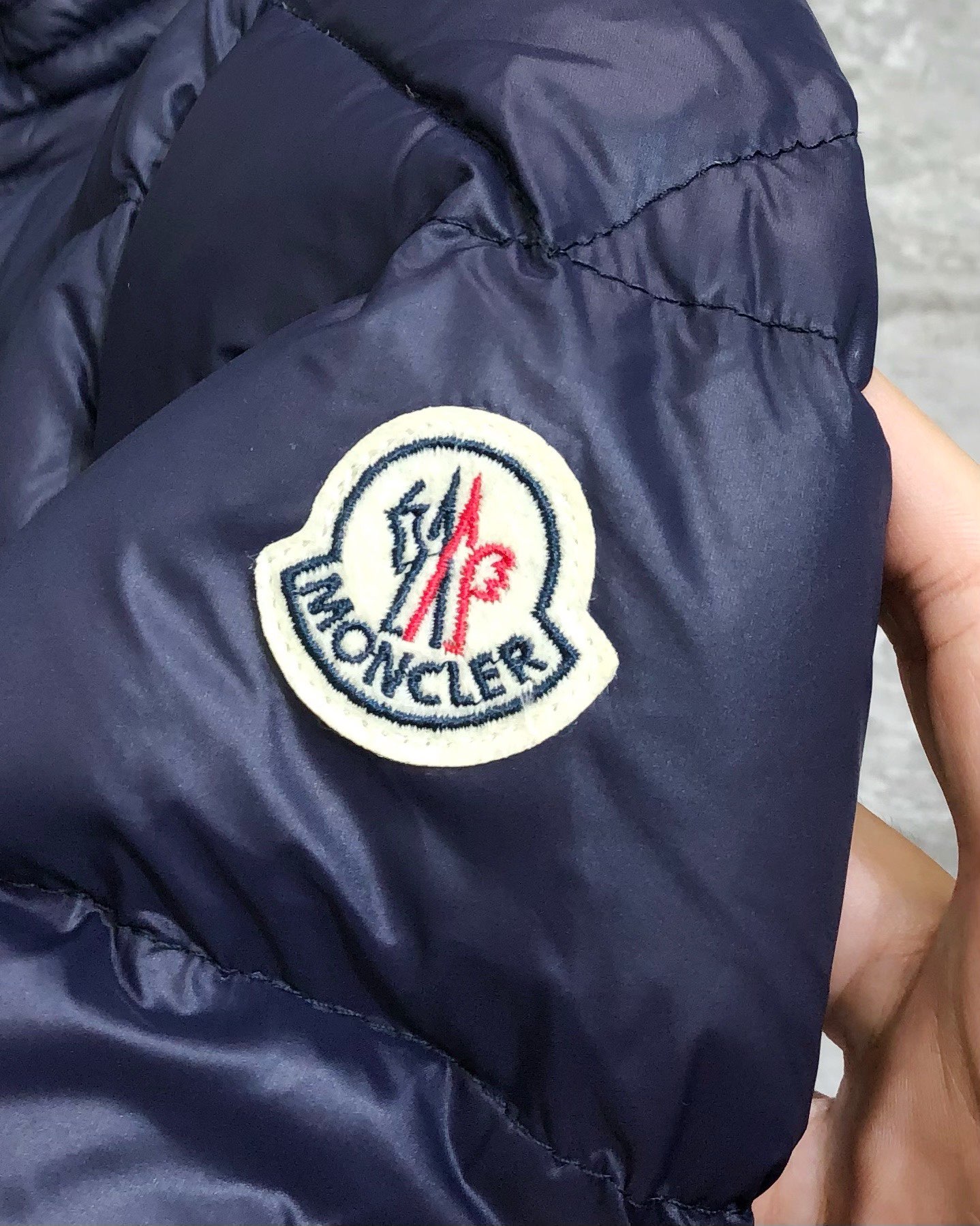 Moncler Male Down Jacket White Duck Down Blue M-l-xl