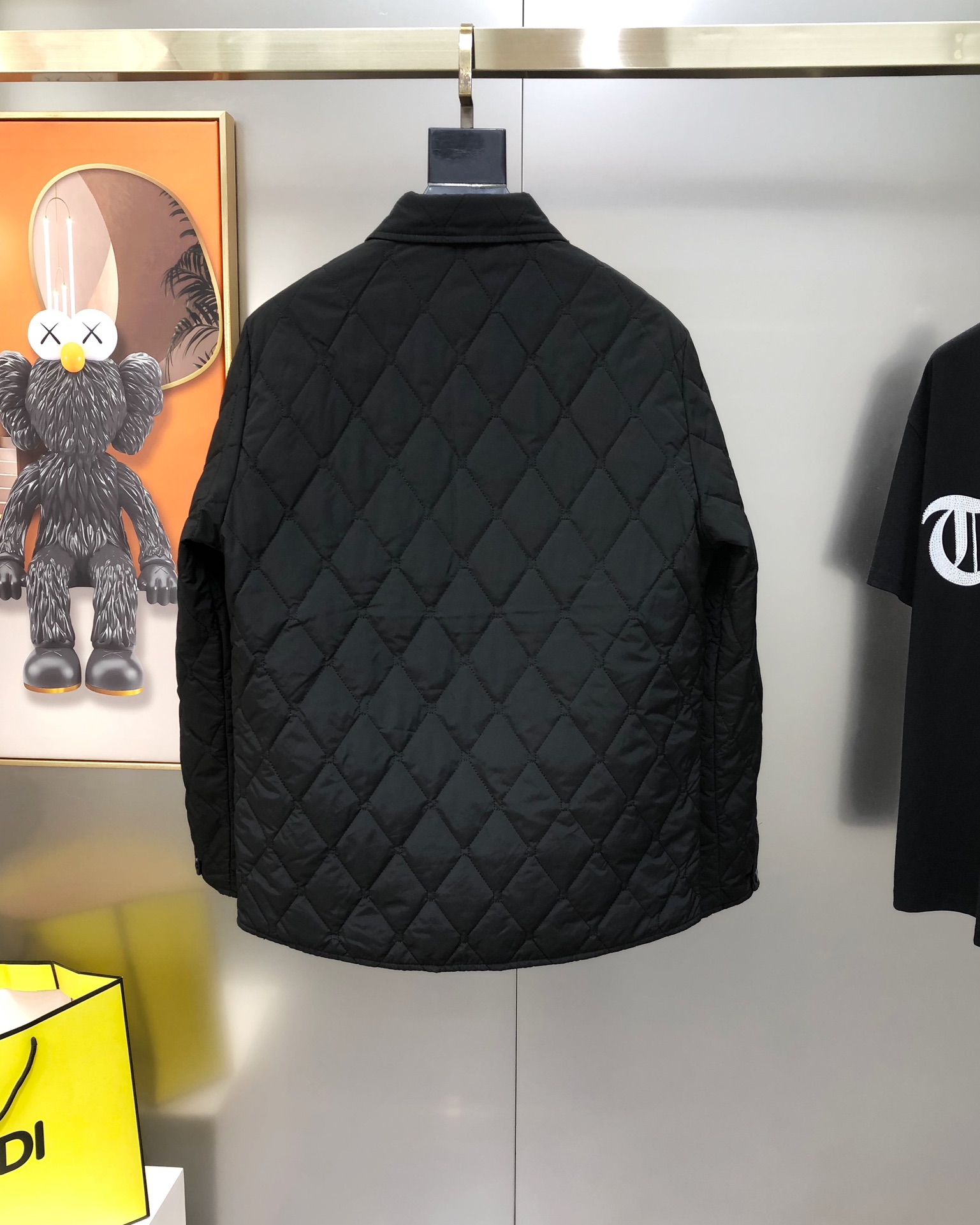 Burberry Male Jacket Cotton Black Plaid M-xl