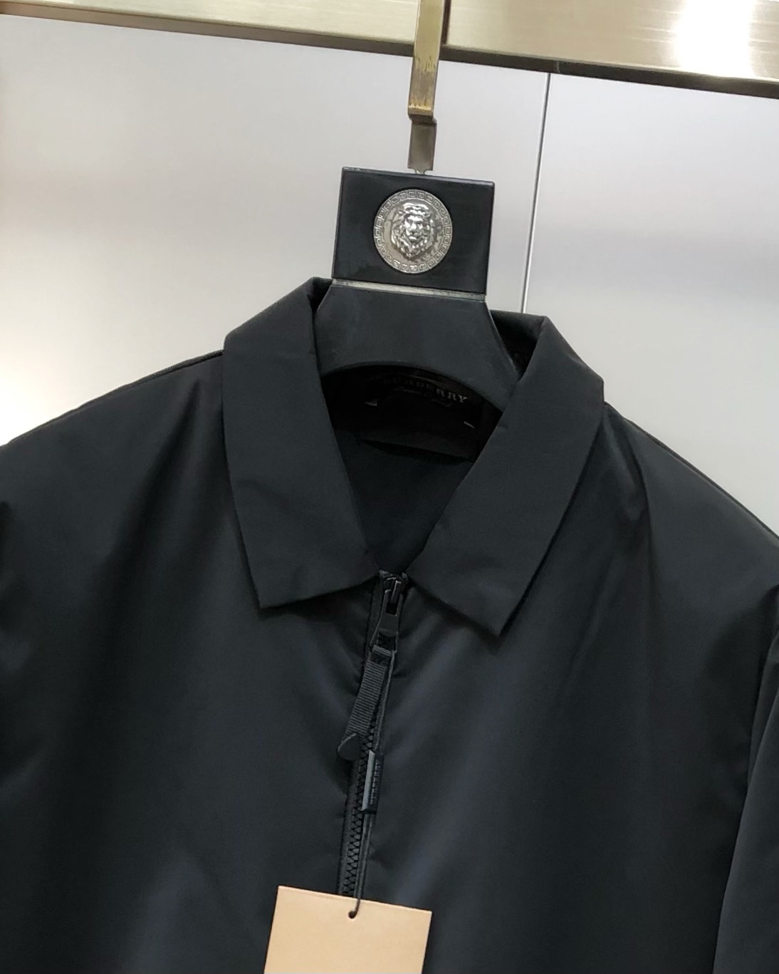 Burberry Male Jacket Cotton Black Plaid M-xl