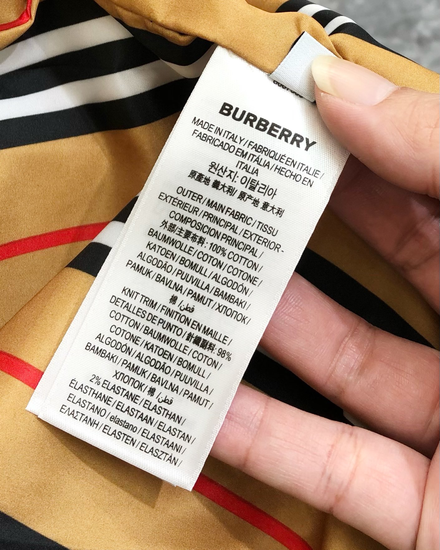 Burberry Male Jacket Cotton Black Plaid M-xl