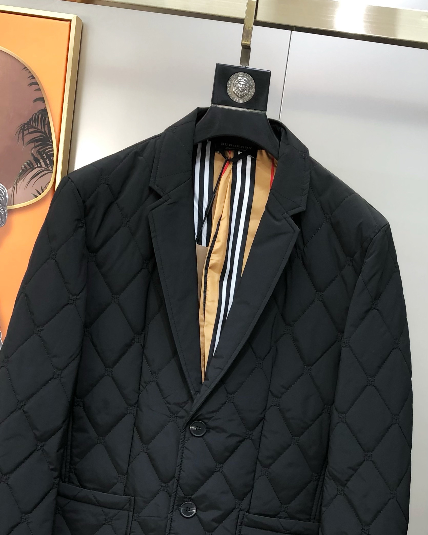 Burberry Male Basic Clothing Cotton Black Plaid M-xl