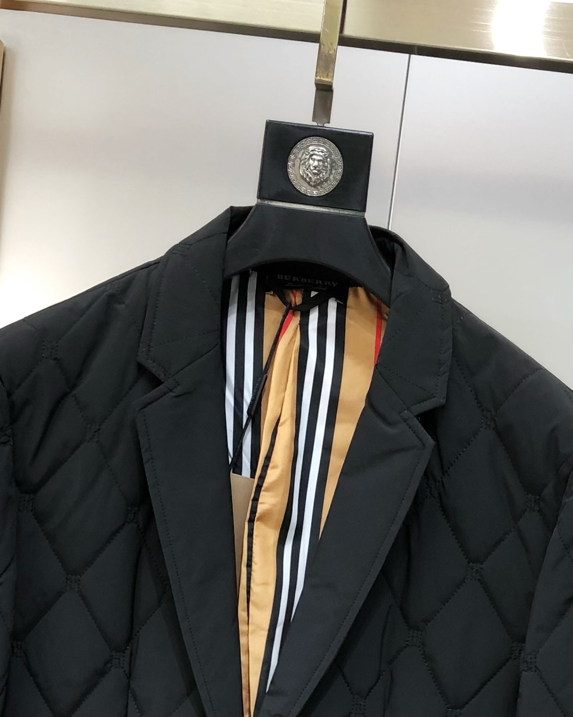 Burberry Male Basic Clothing Cotton Black Plaid M-xl