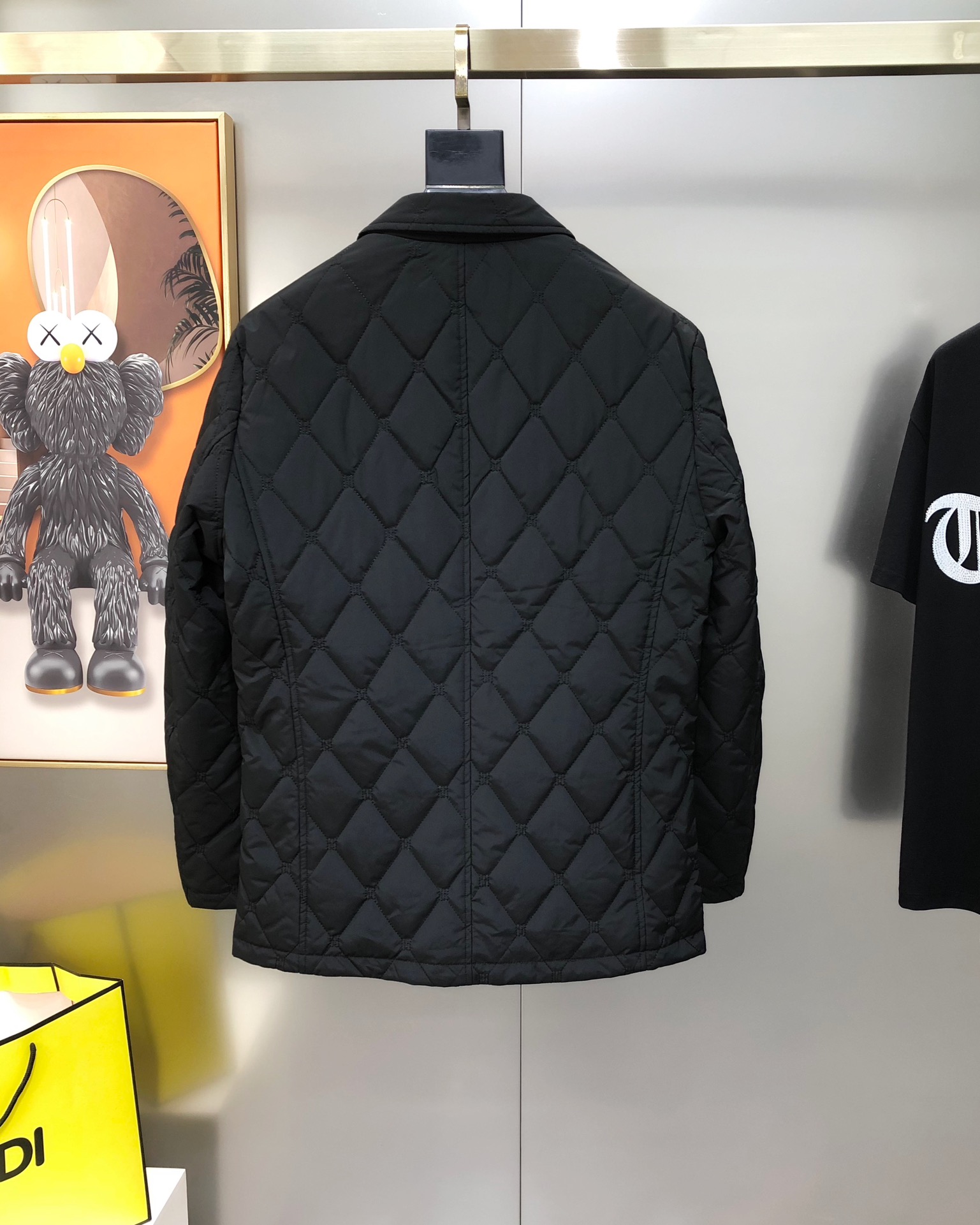 Burberry Male Basic Clothing Cotton Black Plaid M-xl