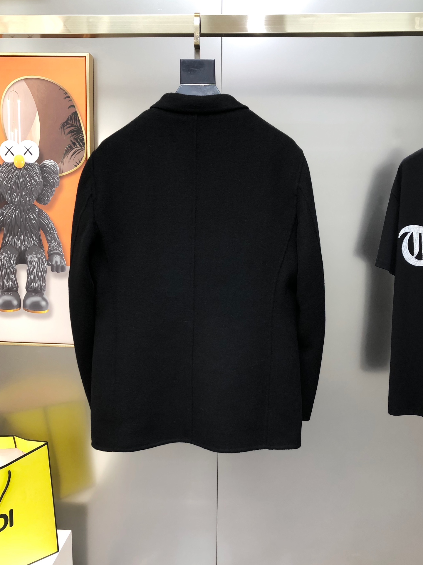 Louis Vuitton Male Down Vest Wool Black M-l-xl