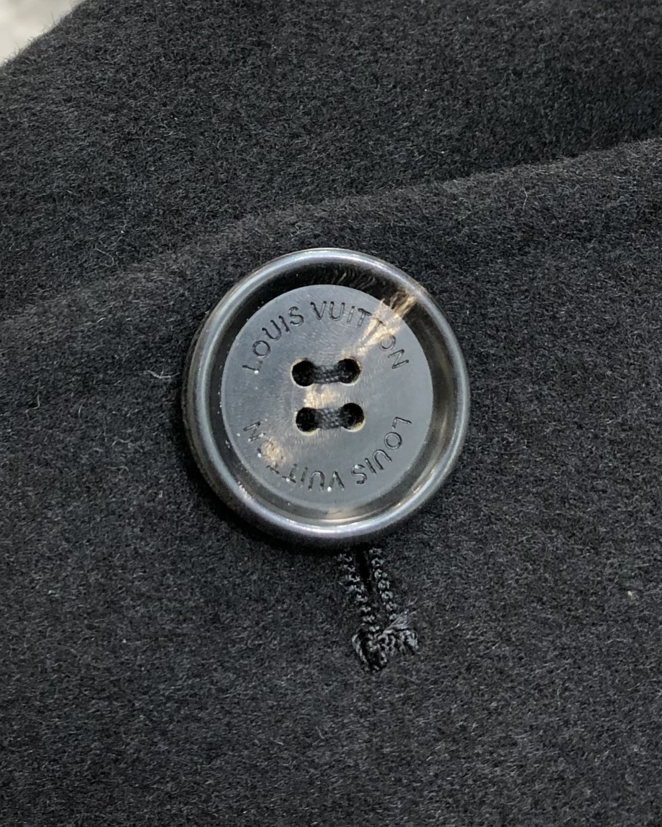 Louis Vuitton Male Down Vest Wool Black M-l-xl