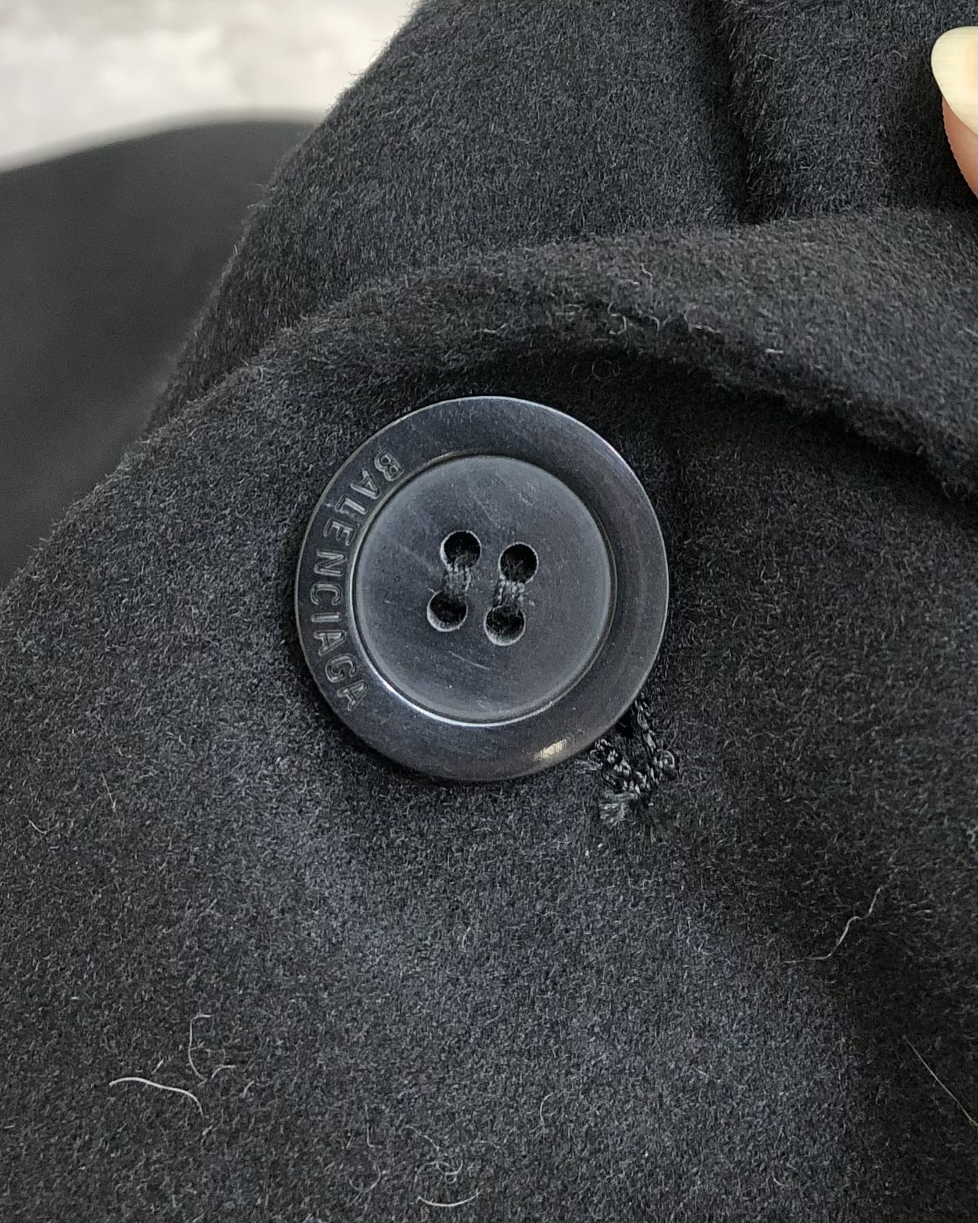 Balenciaga Male Basic Clothing Wool Black S-l-xl