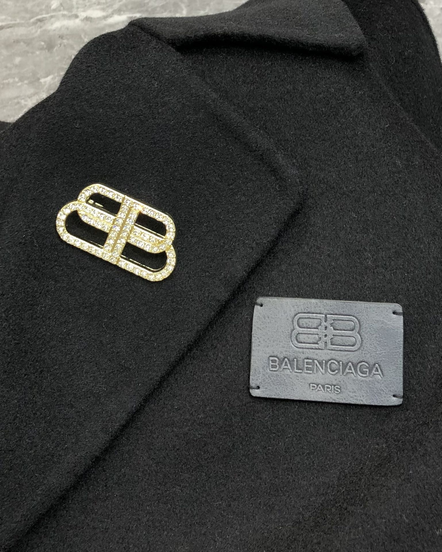 Balenciaga Male Basic Clothing Wool Black S-l-xl