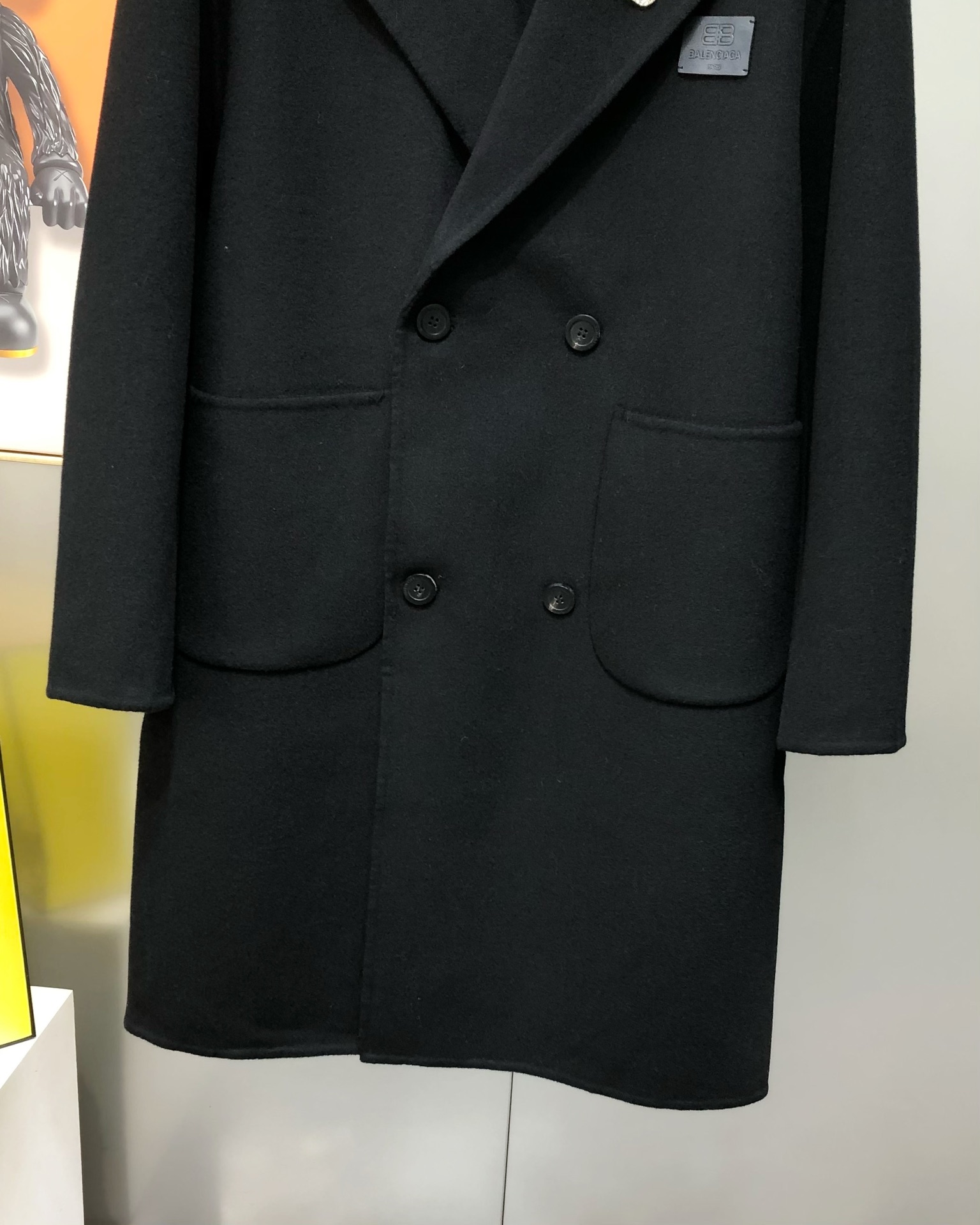 Balenciaga Male Basic Clothing Wool Black S-l-xl