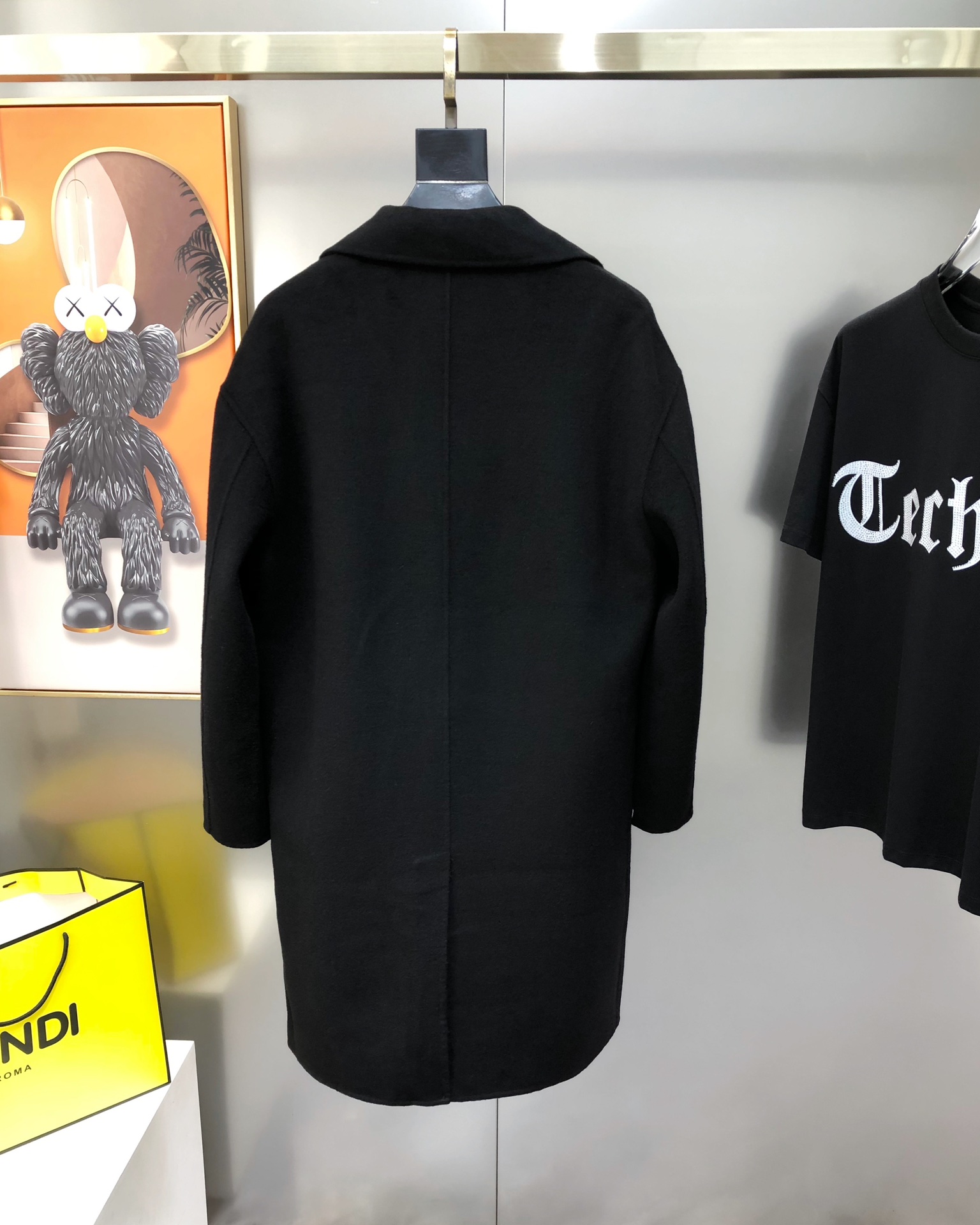 Balenciaga Male Basic Clothing Wool Black S-l-xl