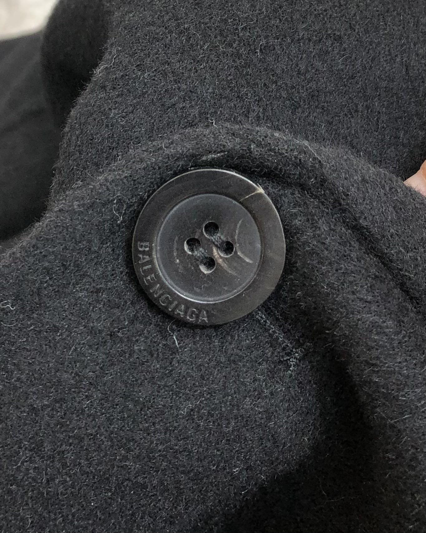 Balenciaga Male Basic Clothing Wool Black S-l-xl