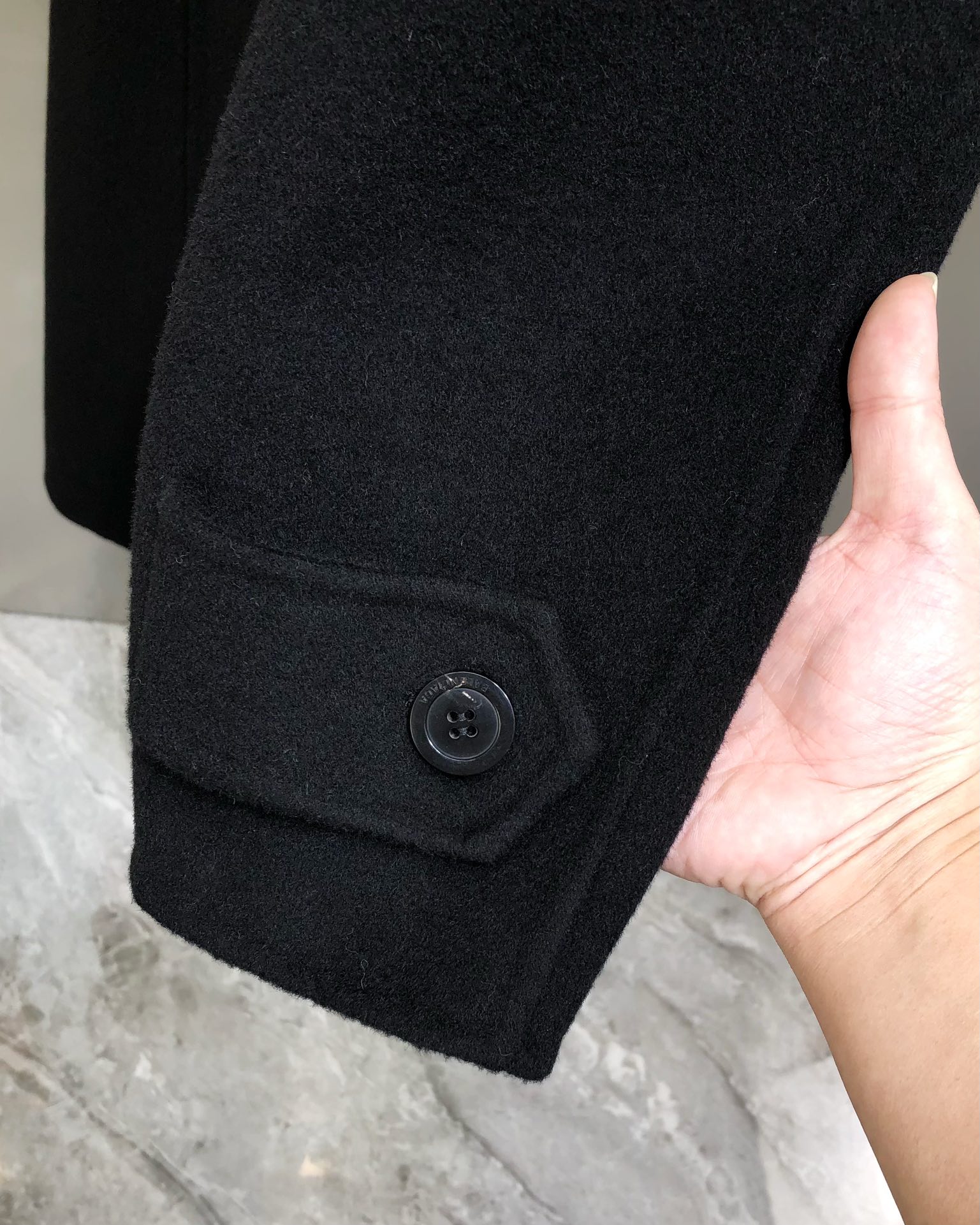 Balenciaga Male Basic Clothing Wool Black S-l-xl