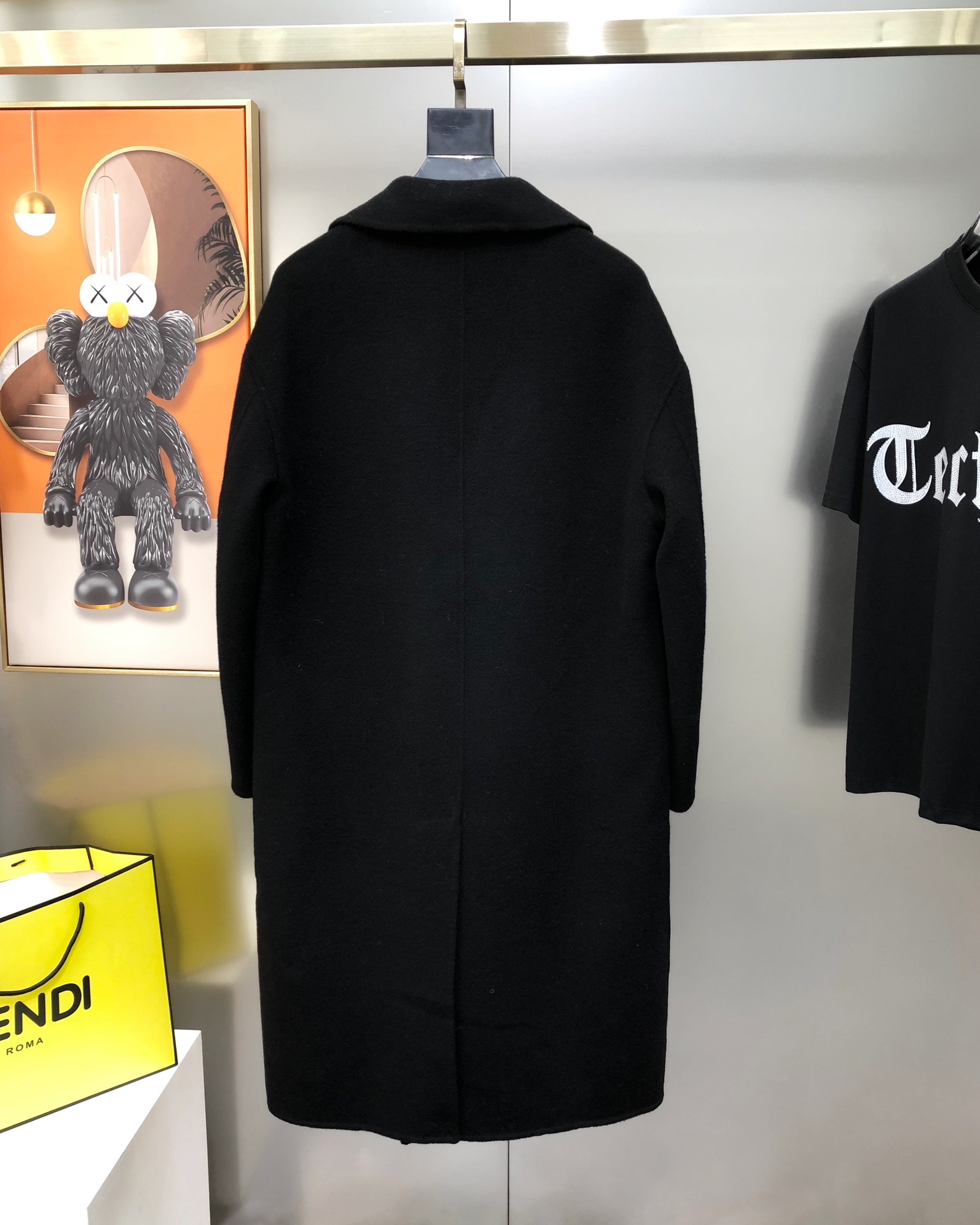 Balenciaga Male Basic Clothing Wool Black S-l-xl