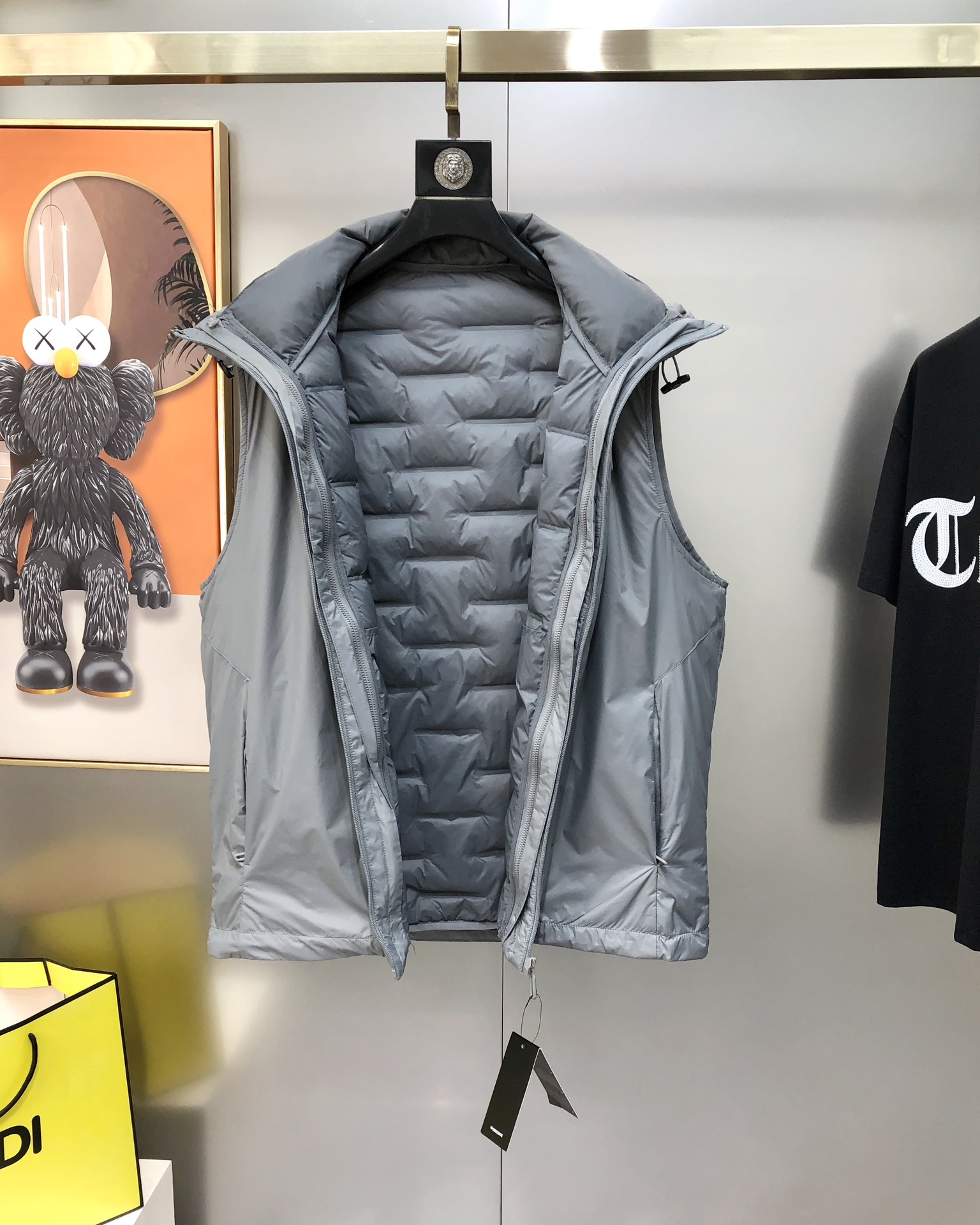 Descente Male Down Vest White Duck Down Black S-m-l-xl