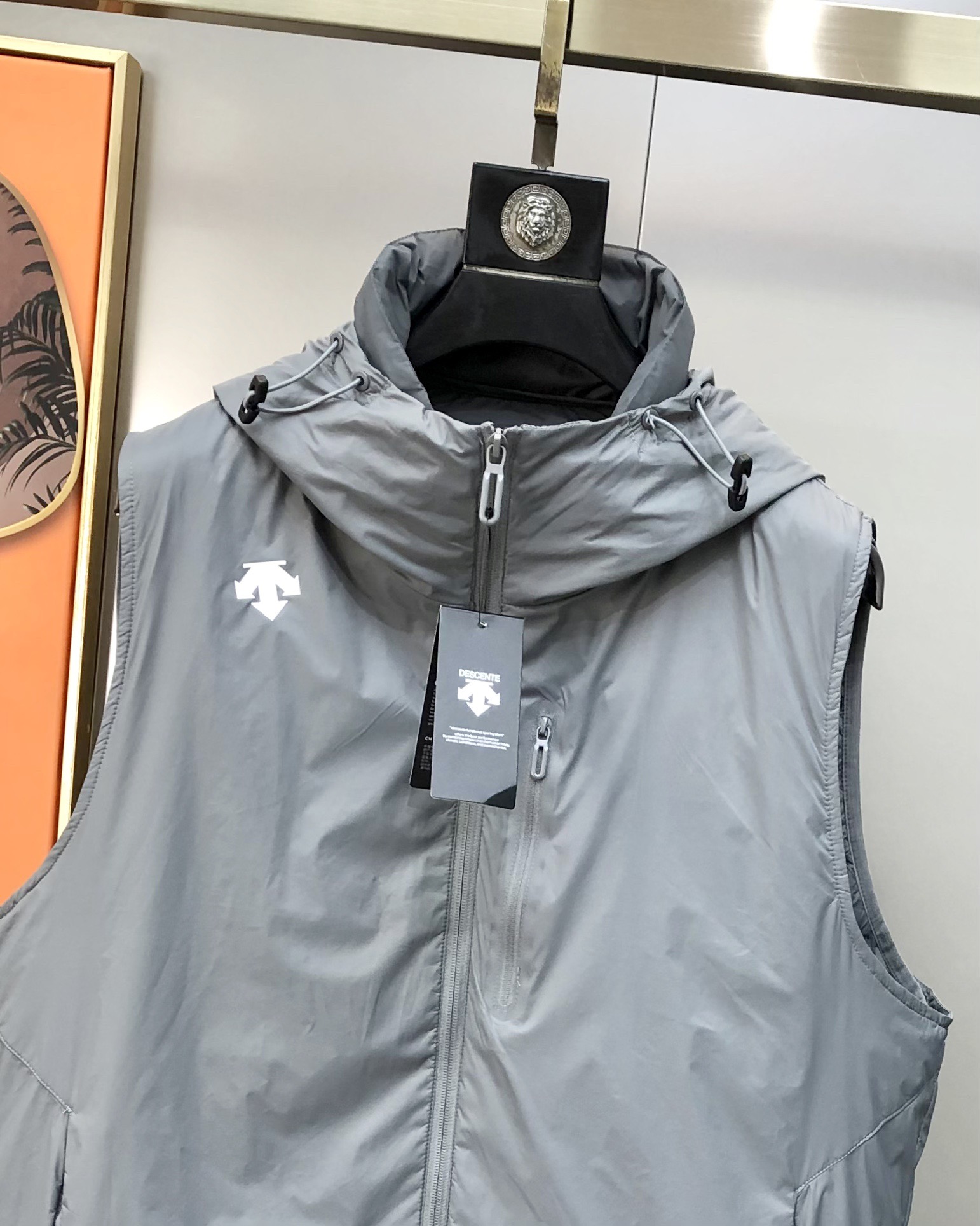 Descente Male Down Vest White Duck Down Black S-m-l-xl