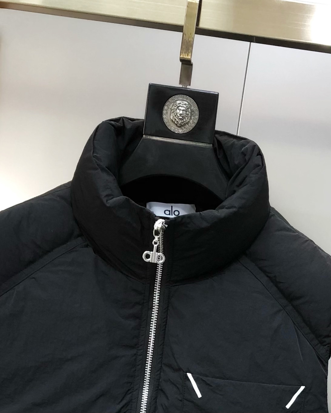 Male Down Vest White Duck Down Black M-l-xl