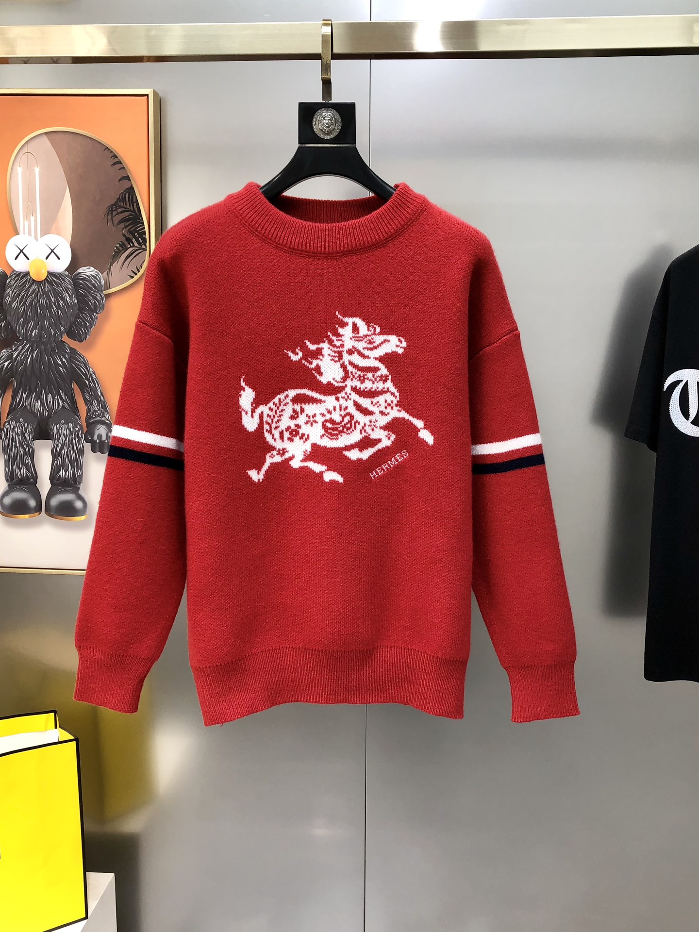 Hermès Male Basic Clothing Wool Black S-m-l-xl