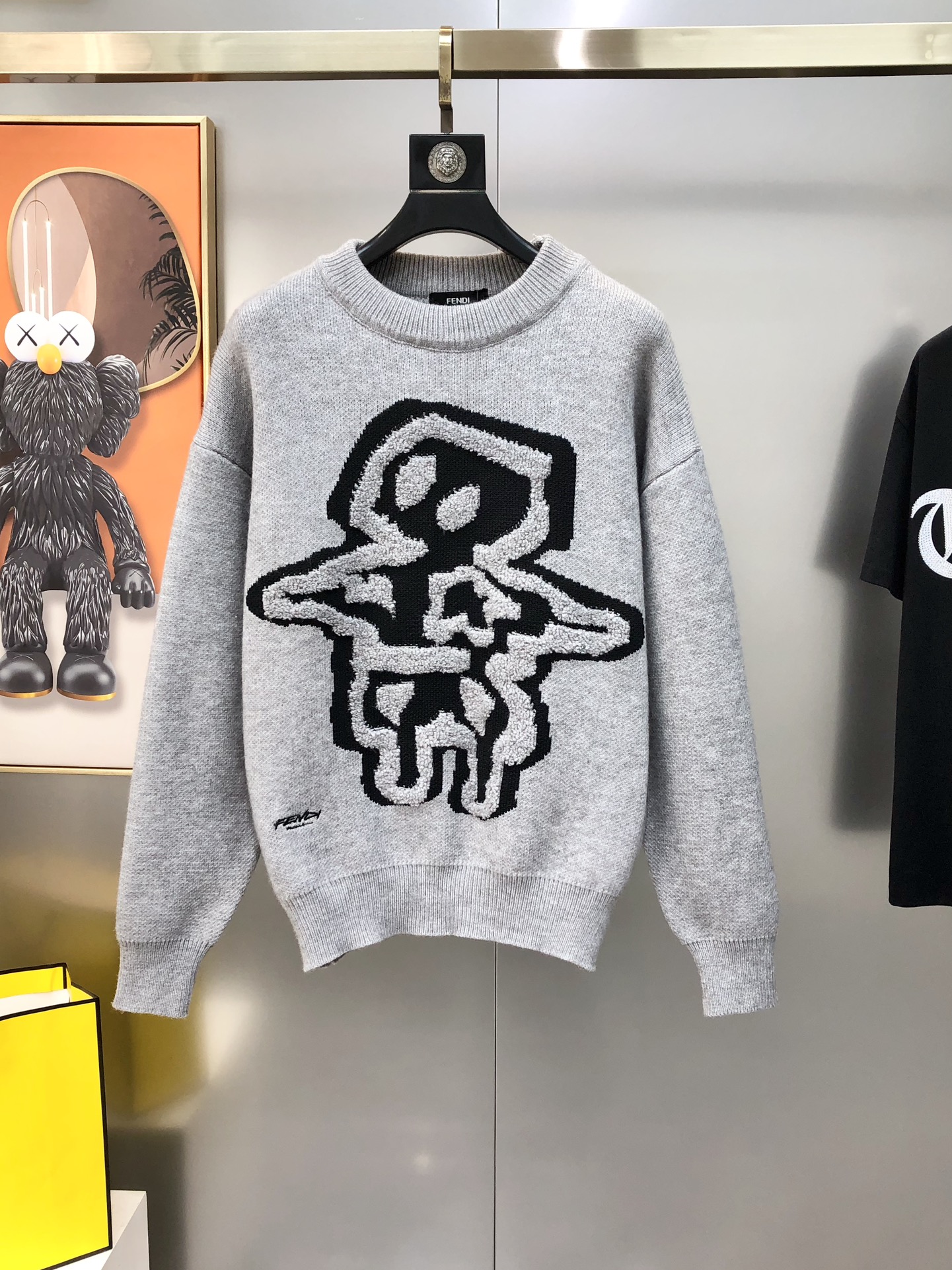 Fendi Male Basic Clothing Wool Black M-l-xl