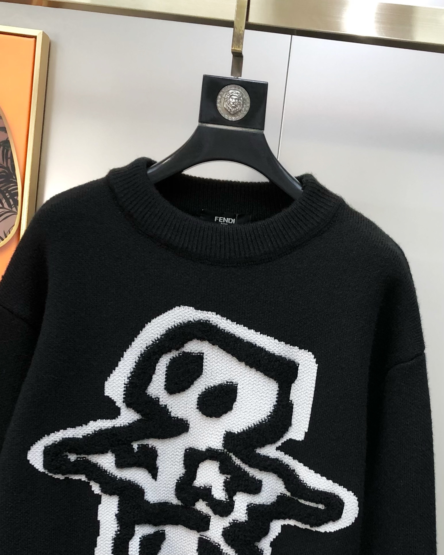 Fendi Male Basic Clothing Wool Black M-l-xl