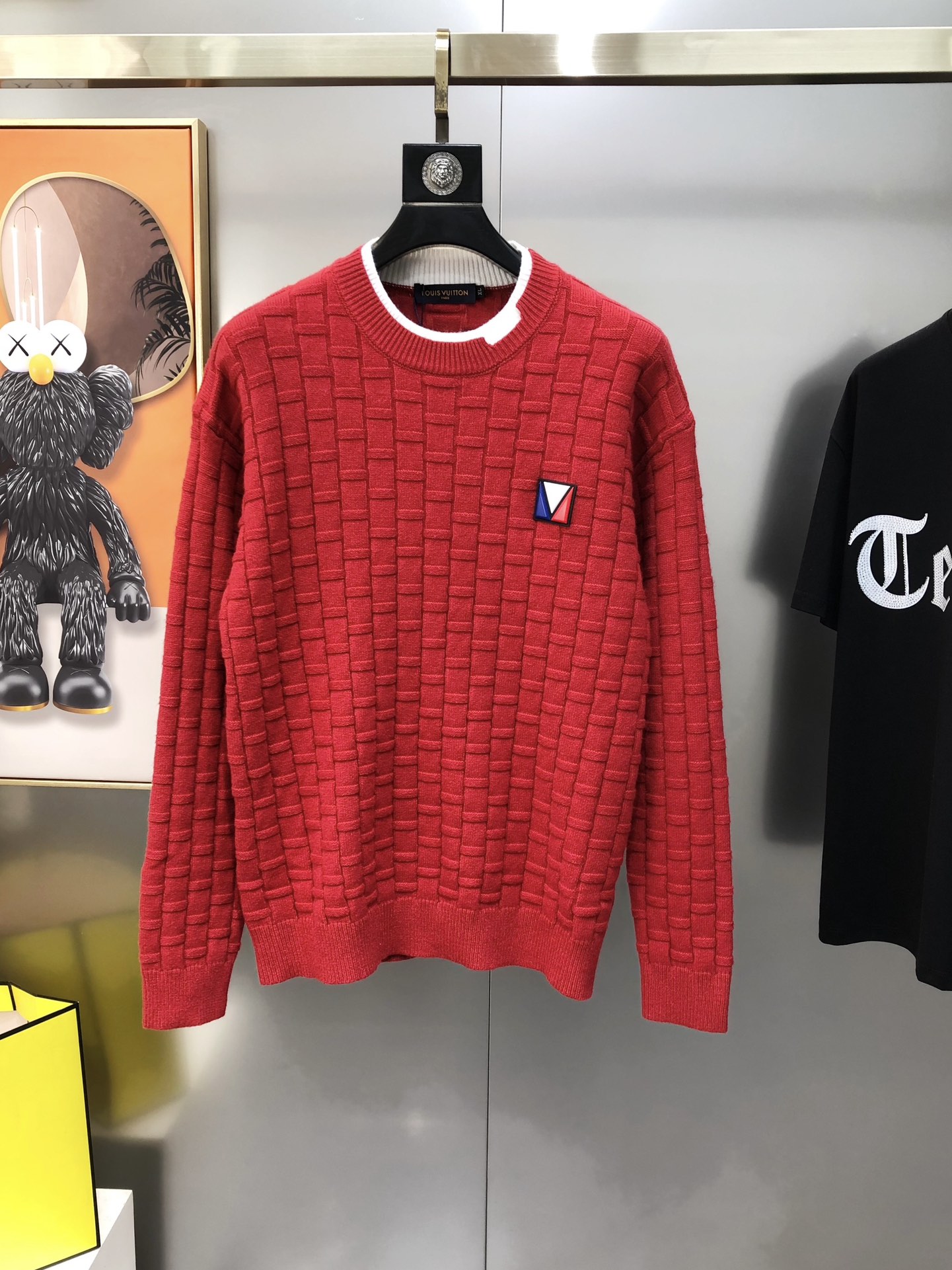 Louis Vuitton Male Basic Clothing Cotton Red M-l-xl