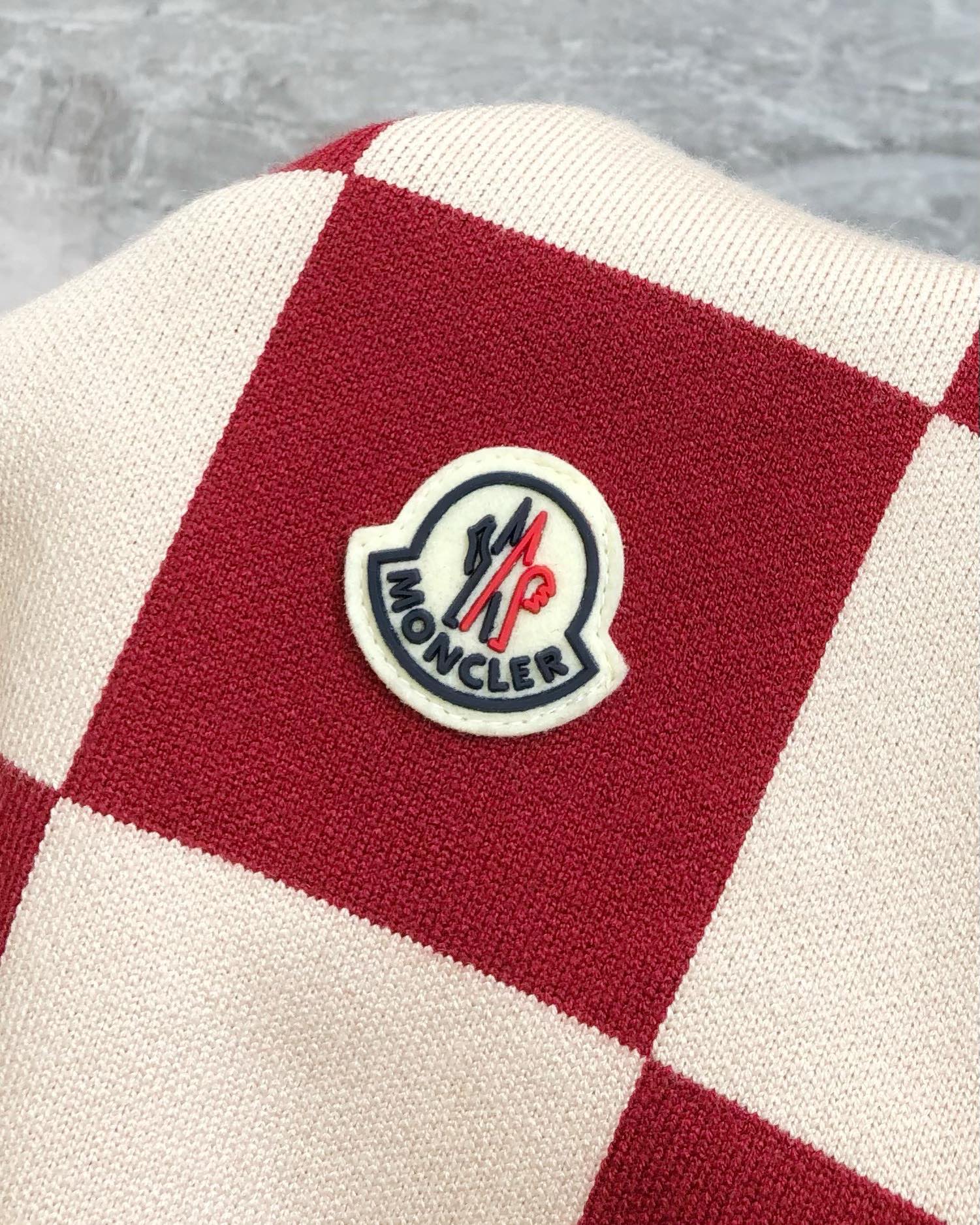 Moncler Male Basic Clothing Cotton Red M-l-xl