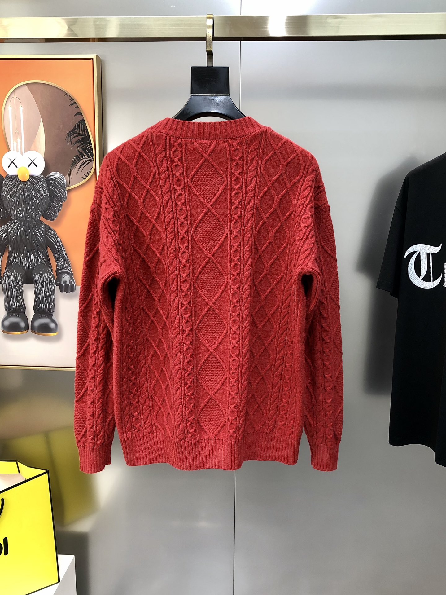 Prada Male Basic Clothing Cotton Red M-l-xl