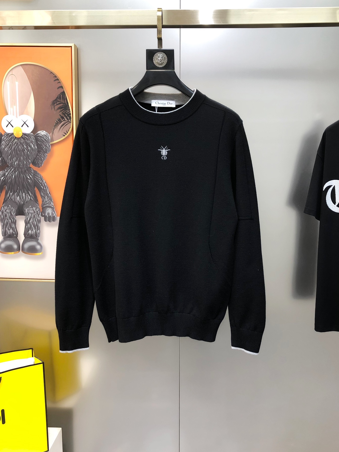 Dior Male Basic Clothing Wool Black M-l-xl